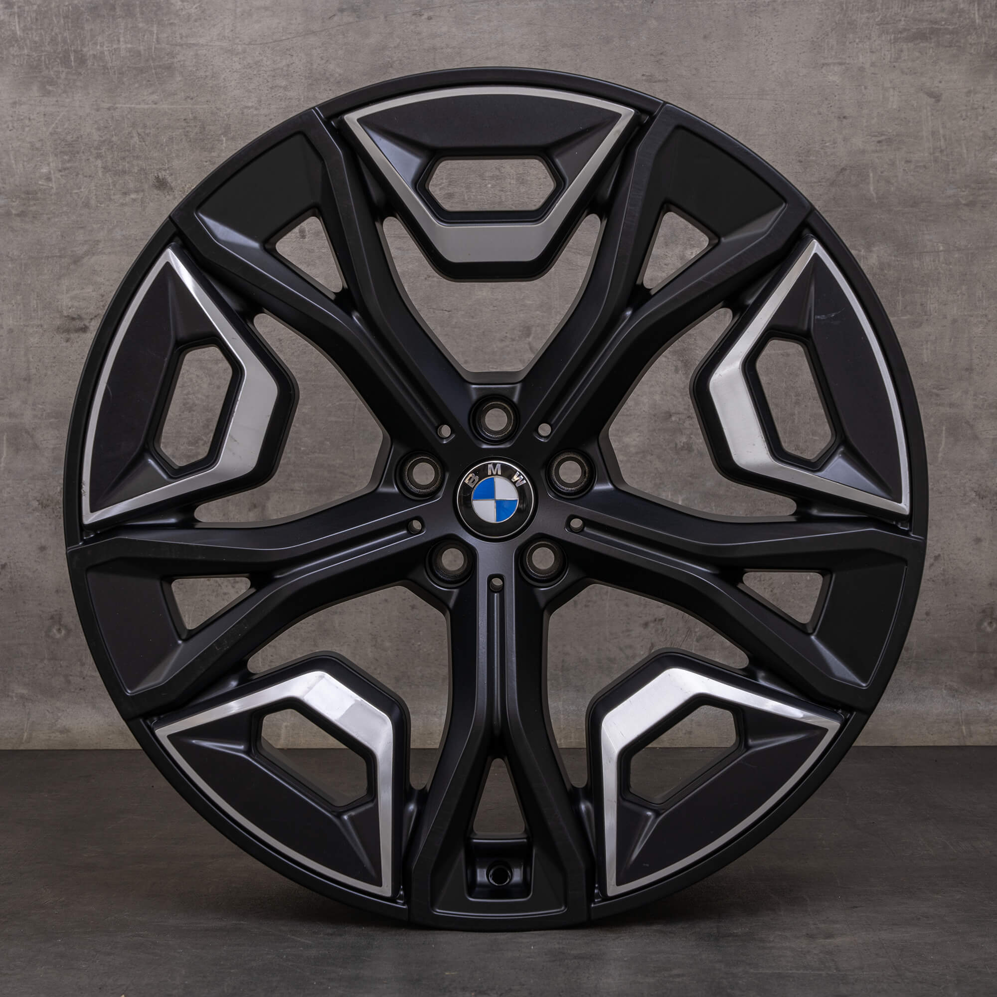 Original BMW iX Felgen 22 Zoll i20 Styling 1020 5A02658 schwarz matt