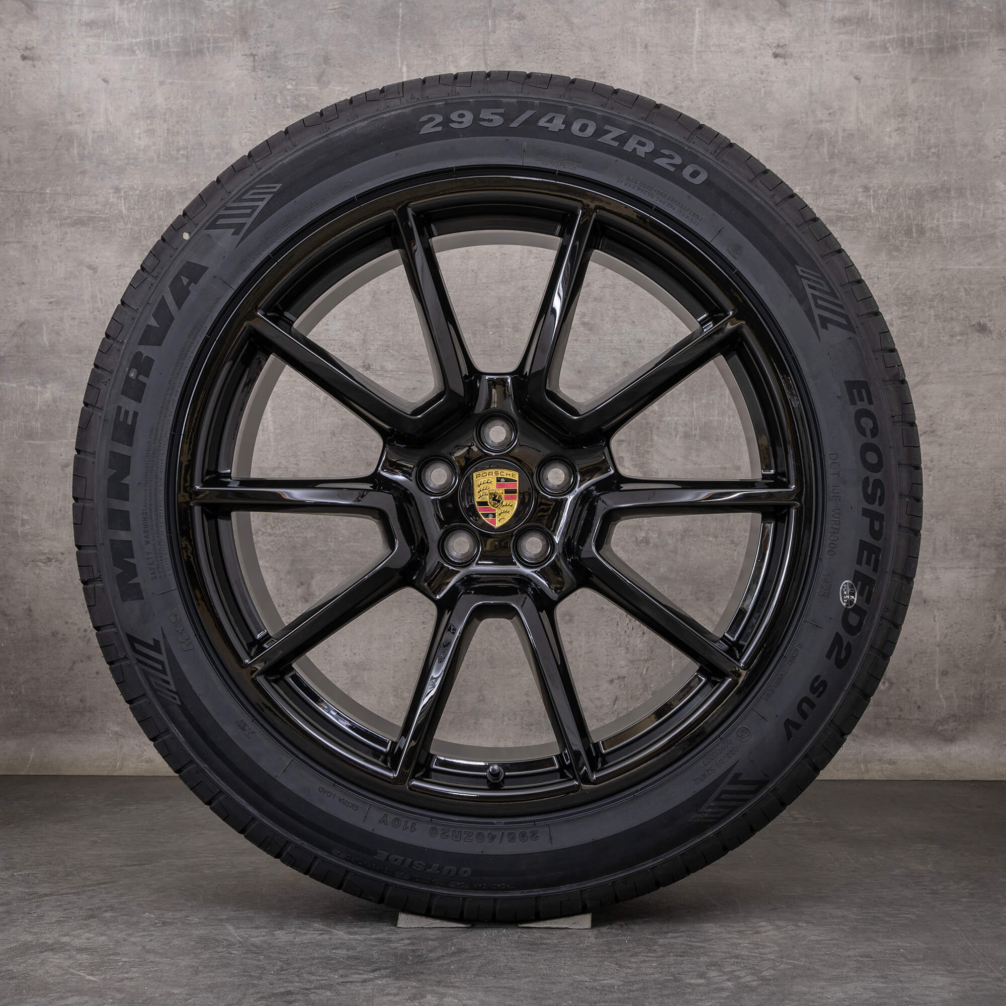 Originales Porsche Macan ruedas de invierno 20 pulgadas I y II llantas 95B601025BH 95B601025BJ negro brillante