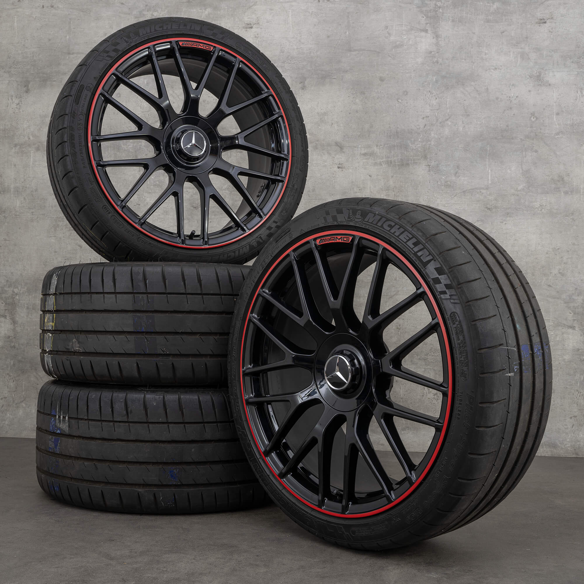 AMG Mercedes Benz 19 inch rims C63 S W205 S205 summer tires wheels