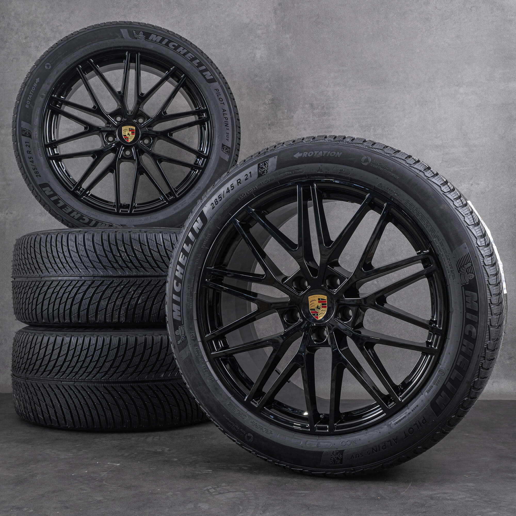 OEM Porsche Cayenne snow tire packages 21 inch 9YA II RS Spyder