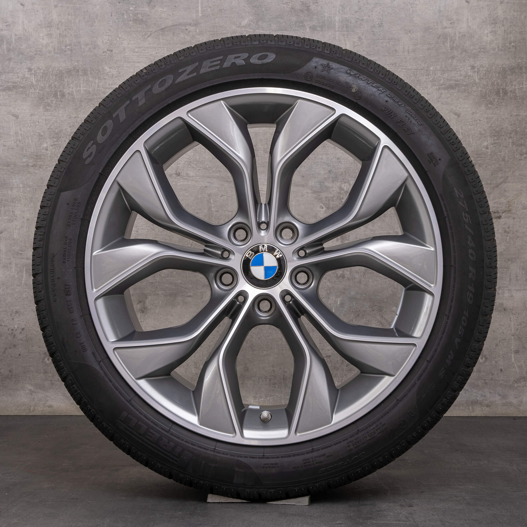 OEM BMW X3 X4 winter tires 18 inch F25 F26 Rims Styling 608