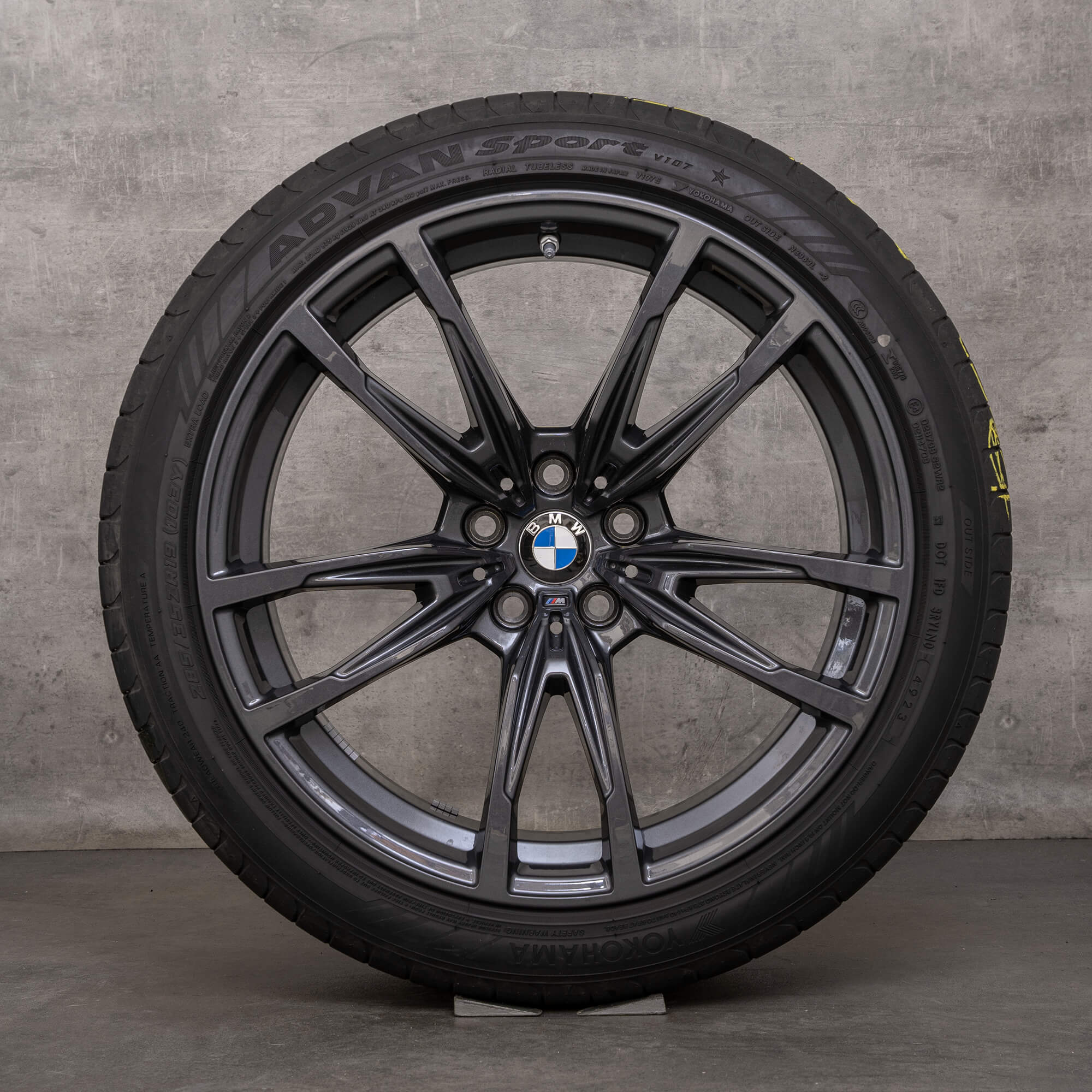 Jantes d'origine BMW M3 M4 18 19 pouces G80 G82 G83 Sommerrder 842 M 8093830 8093831 orbit grey