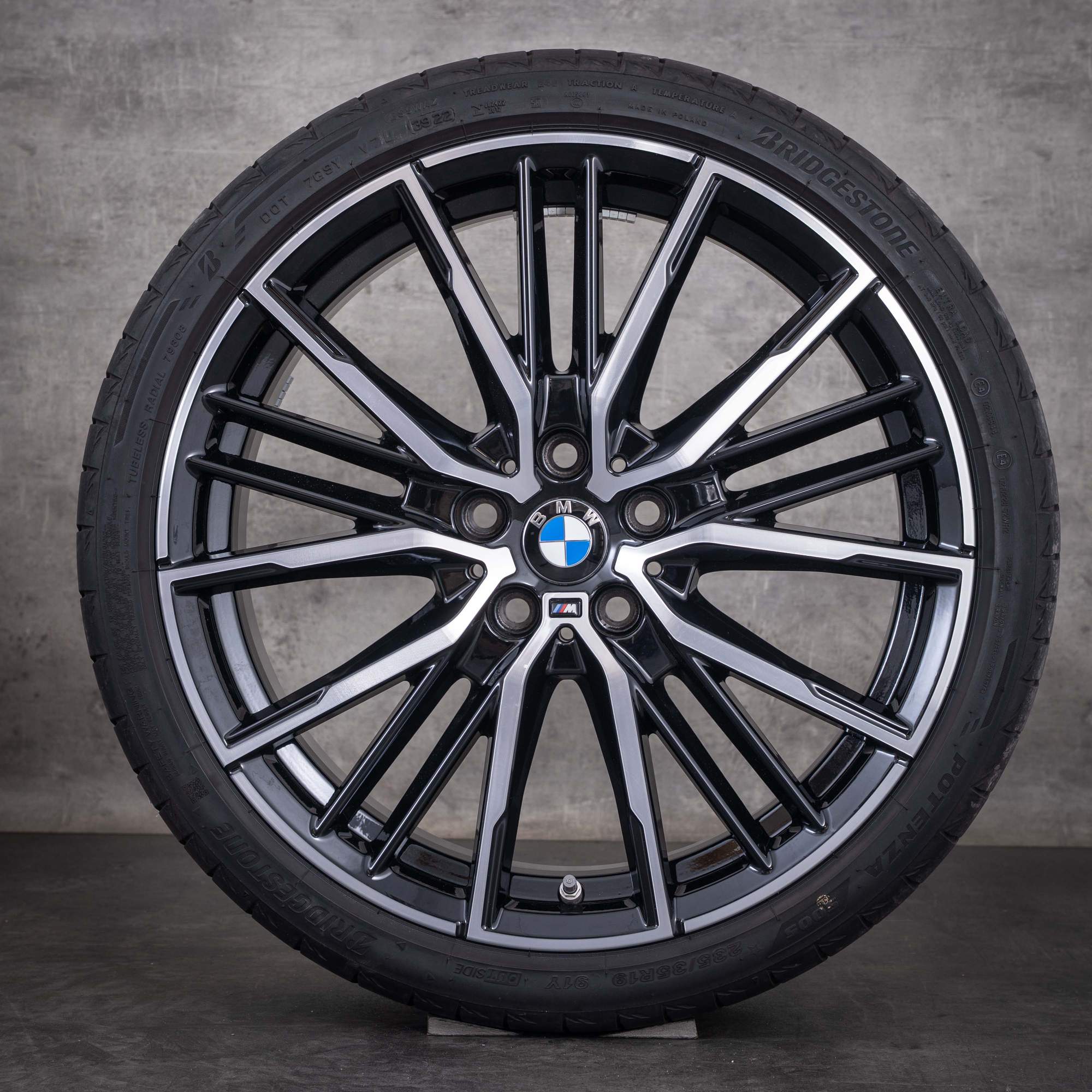 Original BMW 1er 2er Felgen 19 Zoll F40 F44 Gran Coupe Sommerräder Styling 552 M 8092356 schwarz glanzgedreht