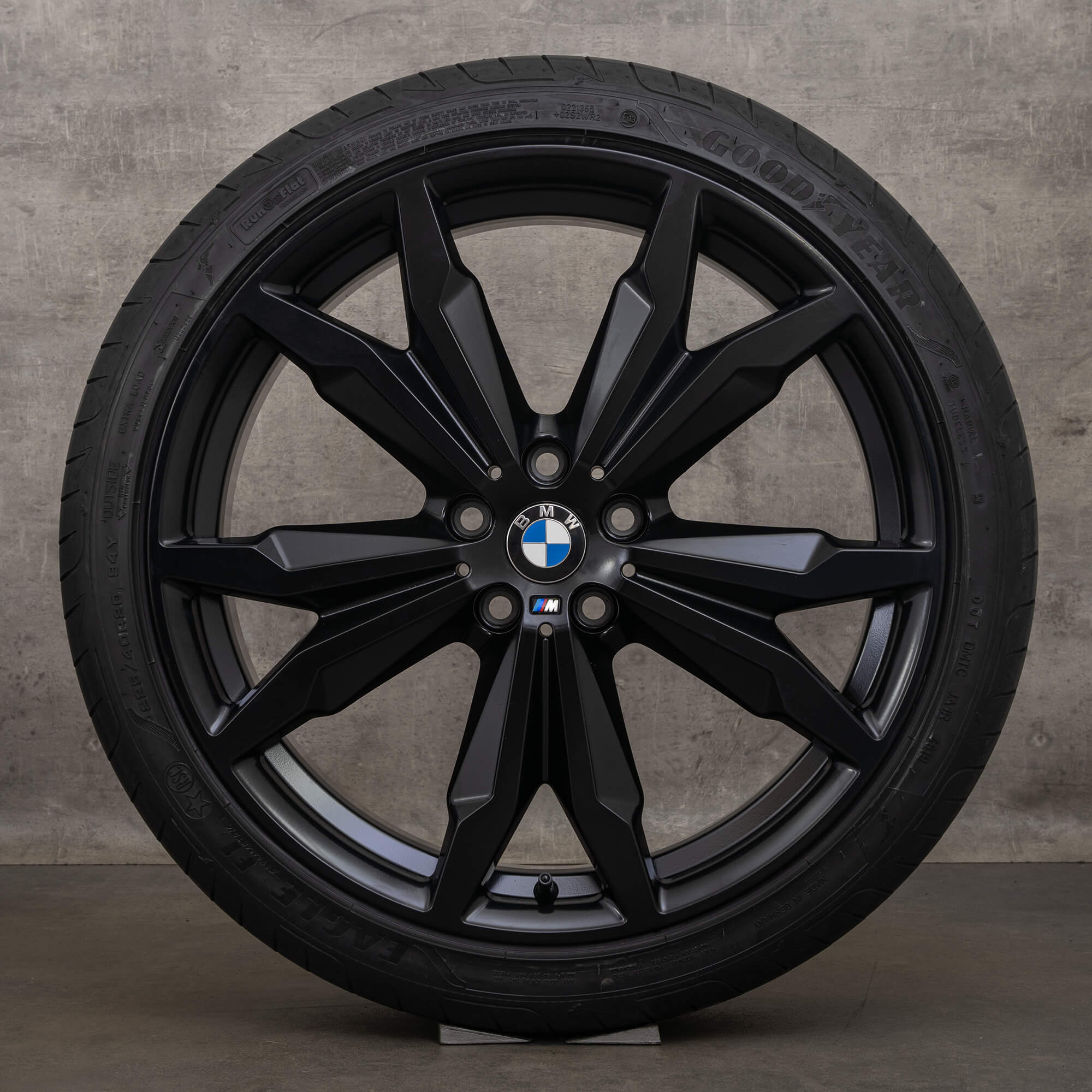 Original BMW X1 F48 X2 F39 20 pulgadas llantas neumáticos de invierno estilo 716 M 8008622 negro mate ruedas