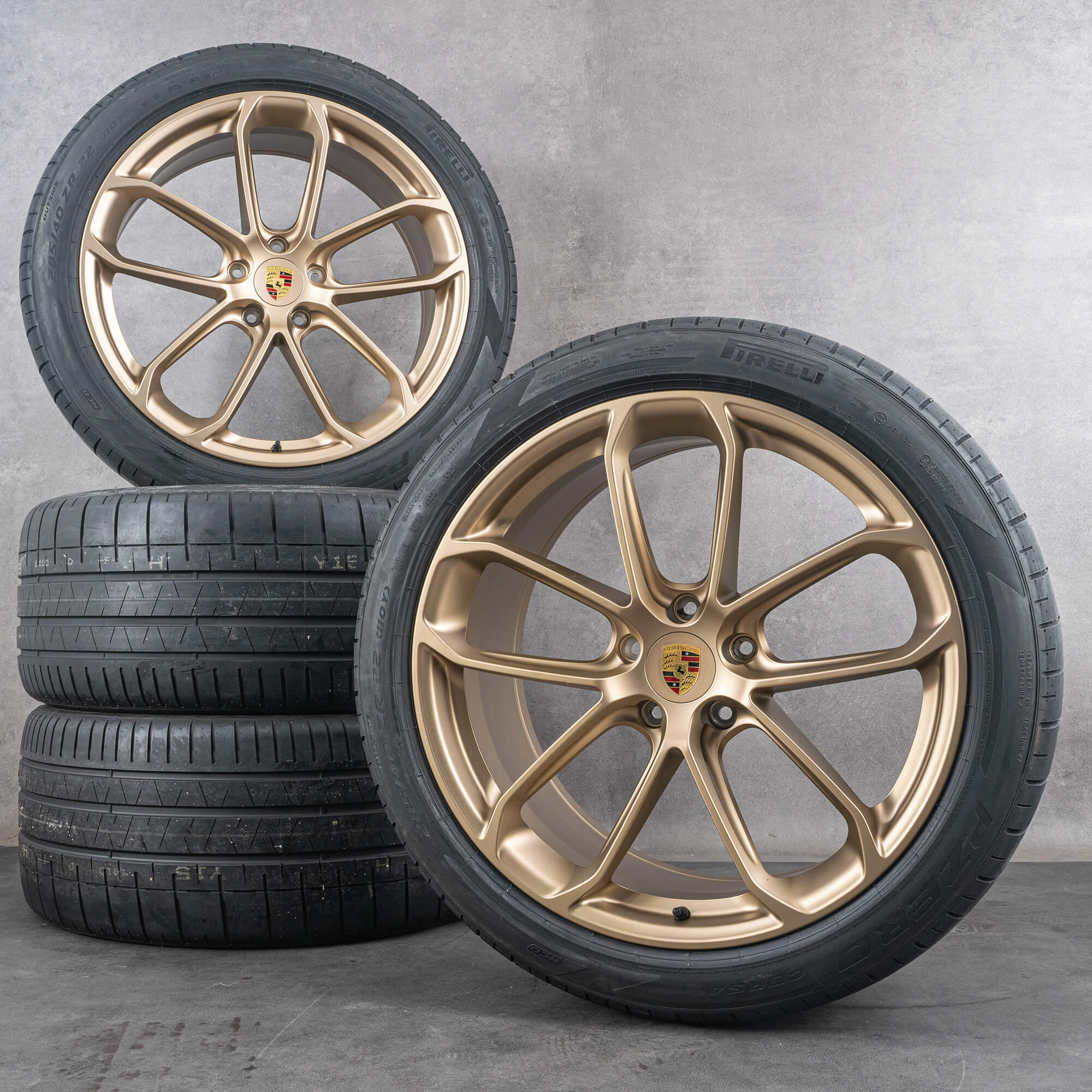 OEM Porsche Cayenne Rims 22 inch 9Y3 GT Package Winter tires