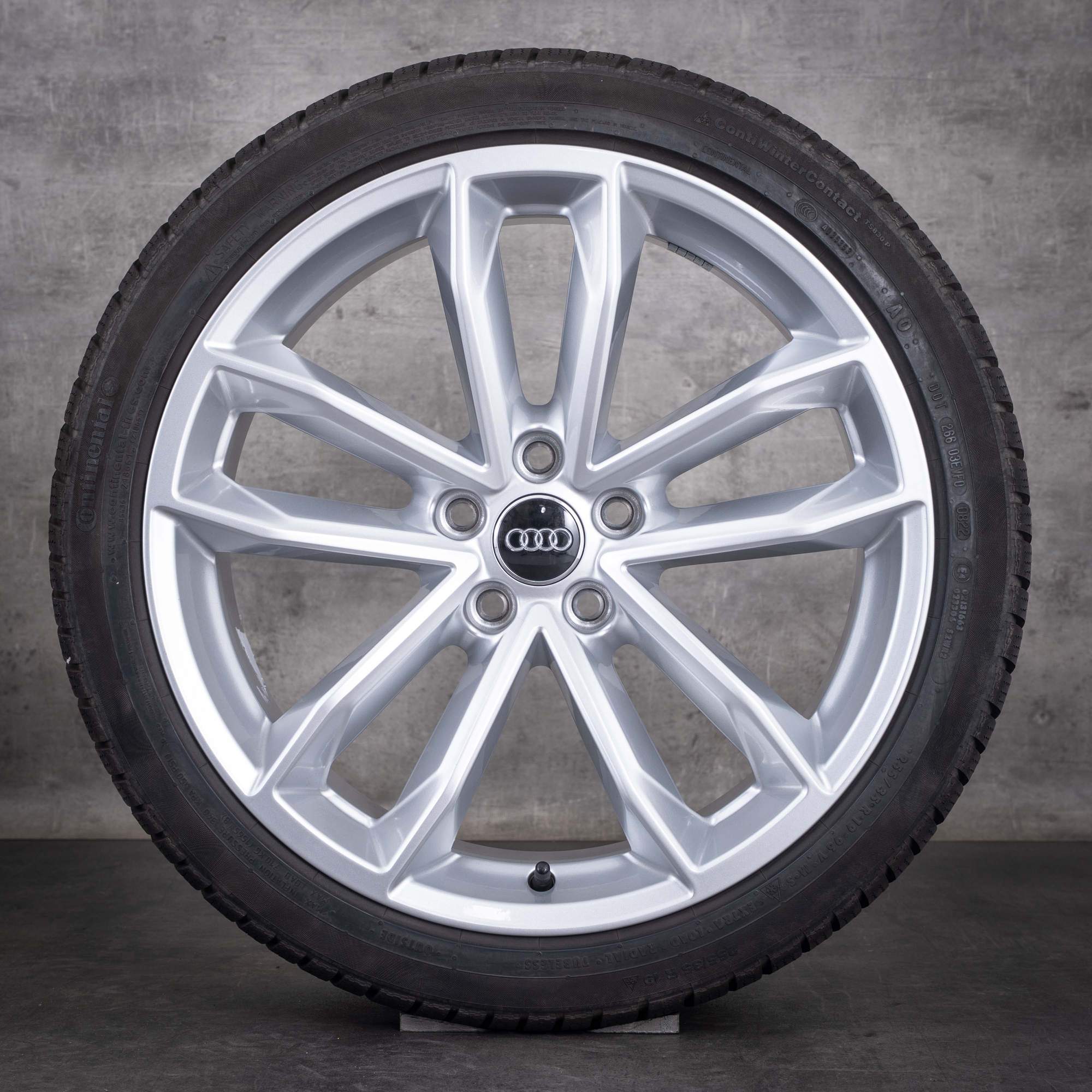 Original Audi A5 S5 Winterräder 19 Zoll F5 8W B9 Felgen 8W0601025DG silber glanz