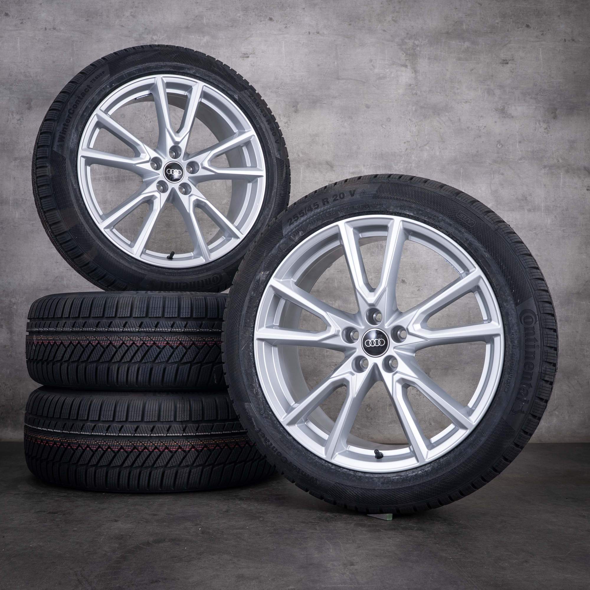 OEM Audi Q5 SQ5 winter wheels 20inch FY rims Vox Design 80A071490C Glossy Silver NEW