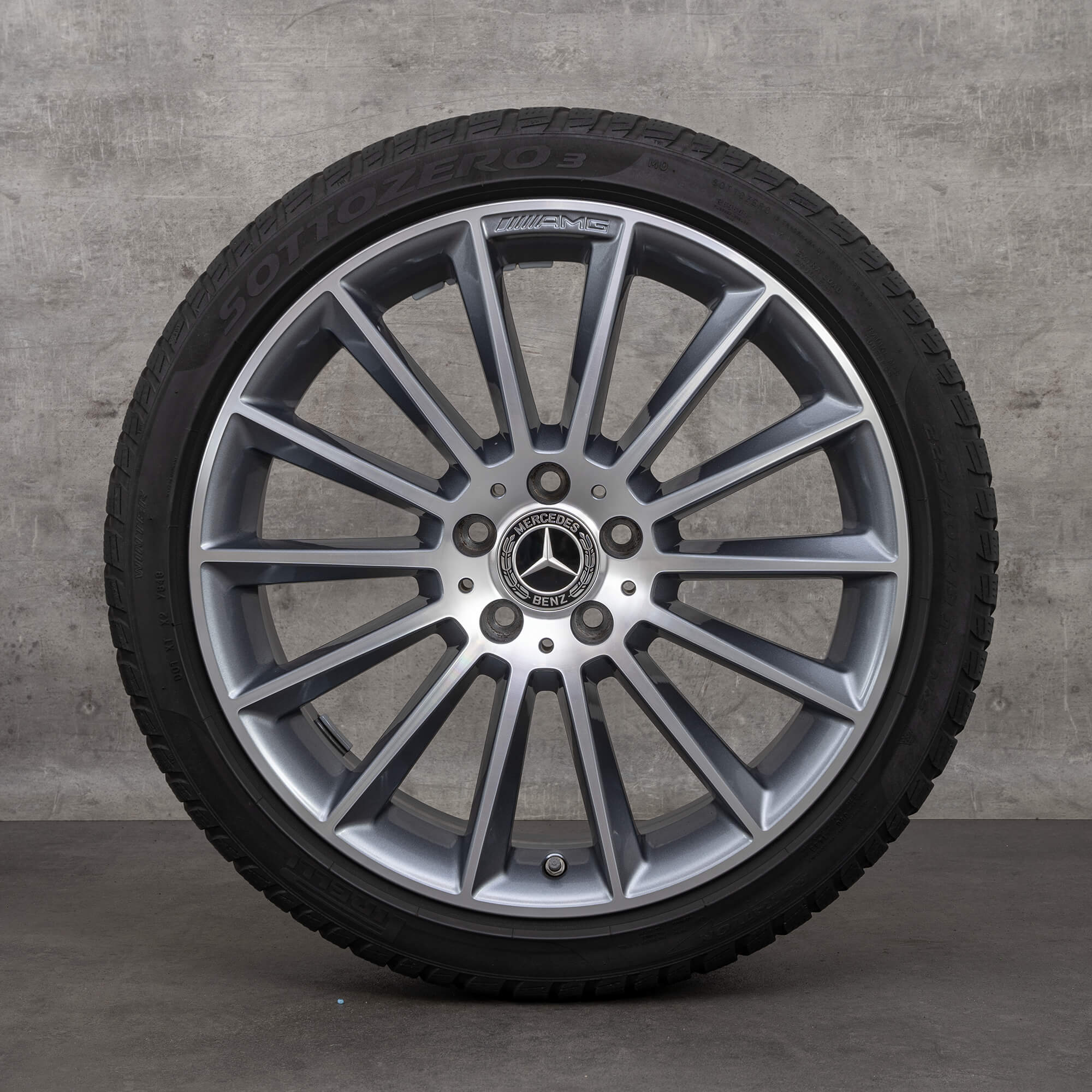 Jantes Mercedes AMG 19 pouces Classe A W177 CLA C118 X118 roues hiver pneus