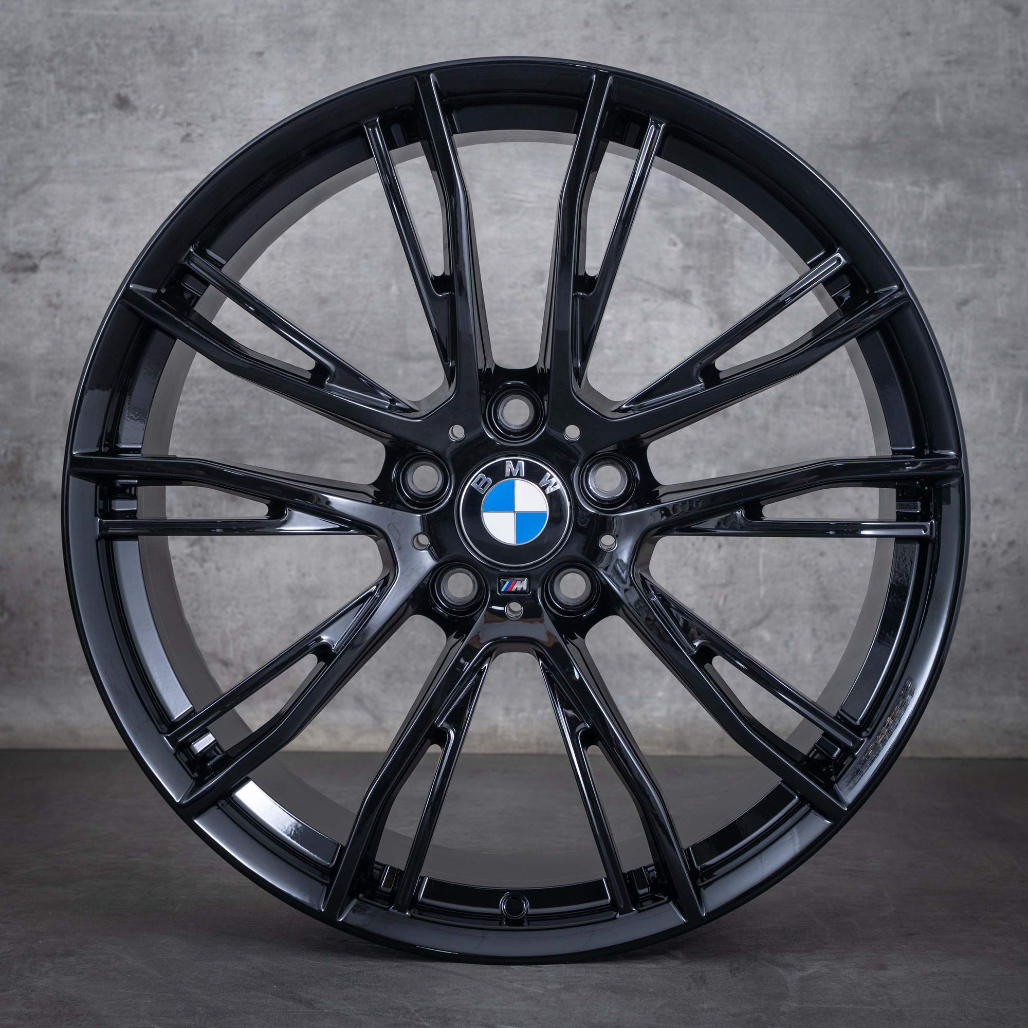 Alkuperäiset BMW 3-sarjan 4-sarjan vanteet 20 tuuman F30 F31 F34 F32 F33 Styling 624 M 6864392 6864393 musta kiiltävä