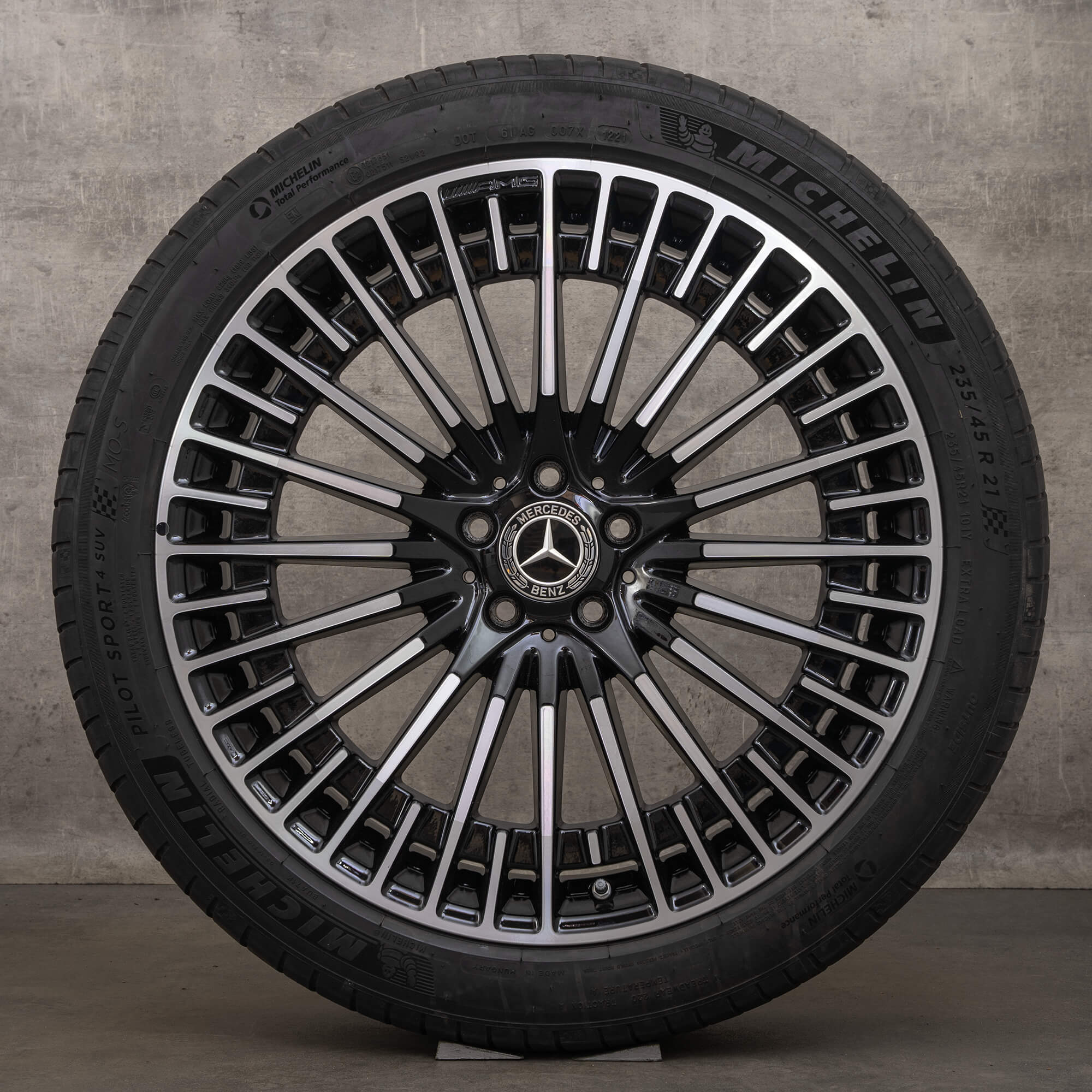 Original AMG Mercedes EQC N293 21 inch summer tires rims A2934011100
