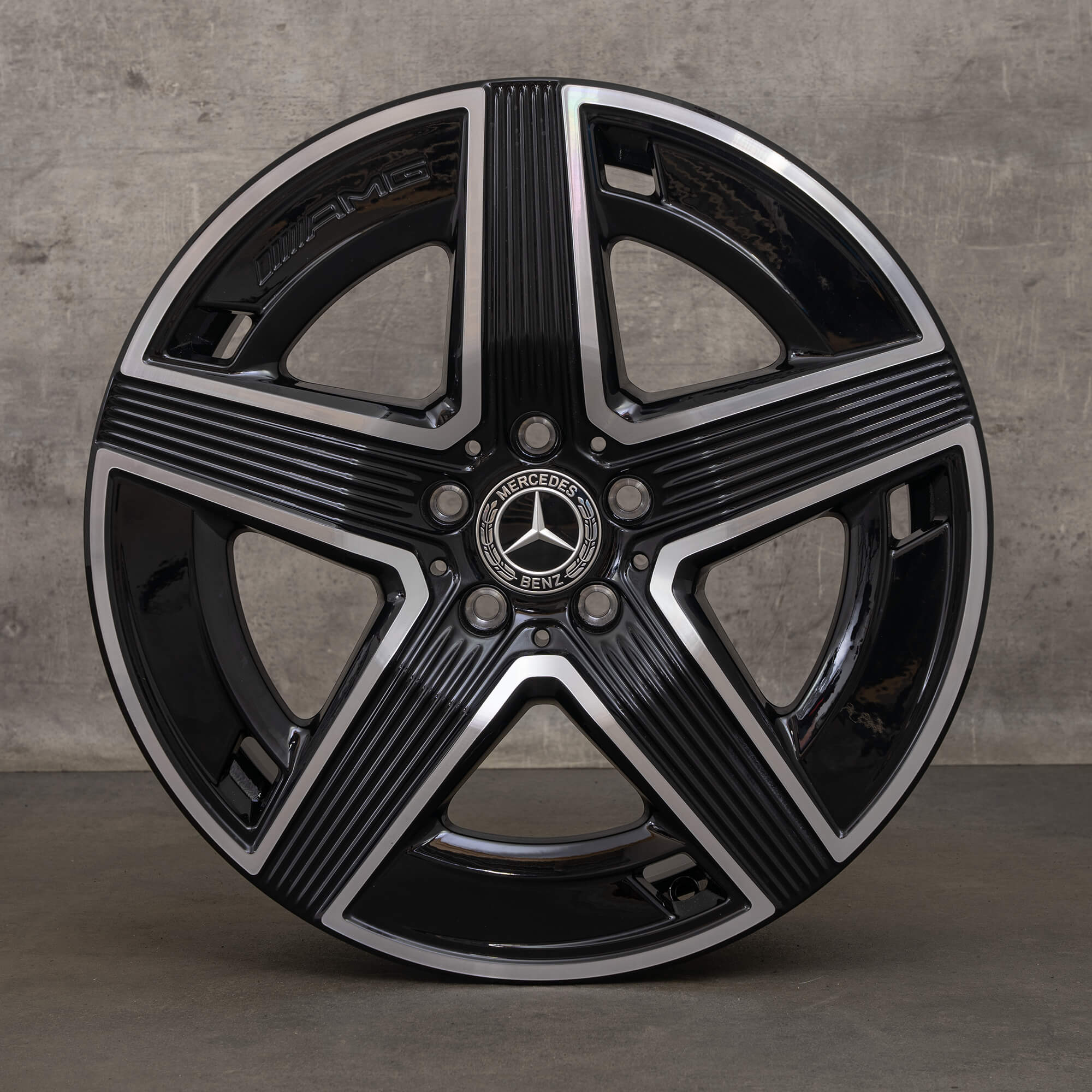 OEM Mercedes GLC X254 19 inch rims A2544010400 A2544010500 black