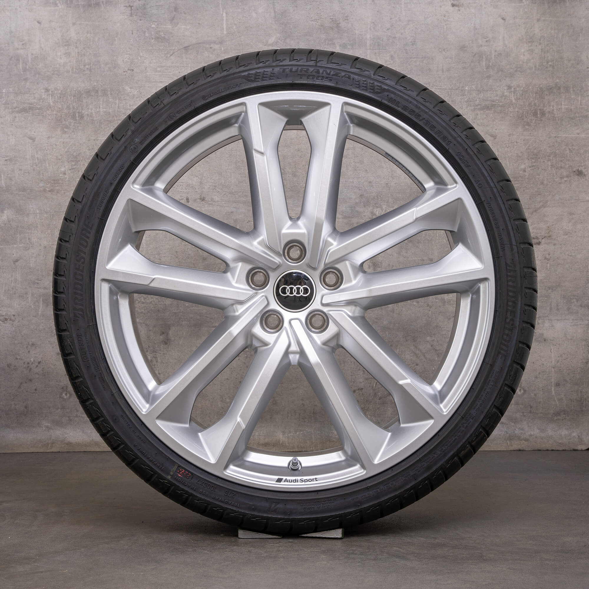 Originele Audi A6 S6 velgen 21 inch 4K C8 F2 zomerwielen 4K0601025CP zilver NIEUW