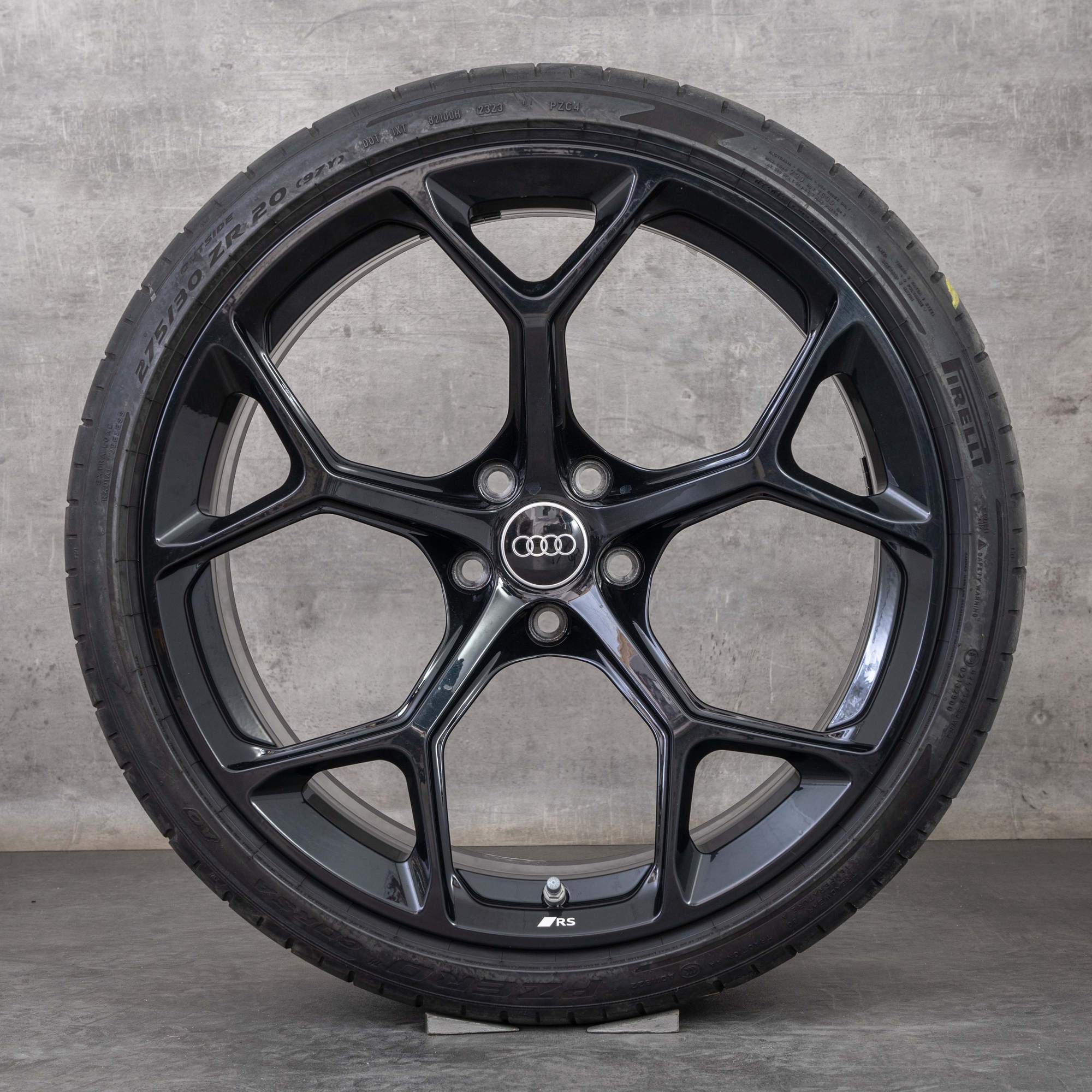Originais Audi RS4 RS5 jantes 20 polegadas B9 8W F5 verão 8W0601025GJ preto brilhante