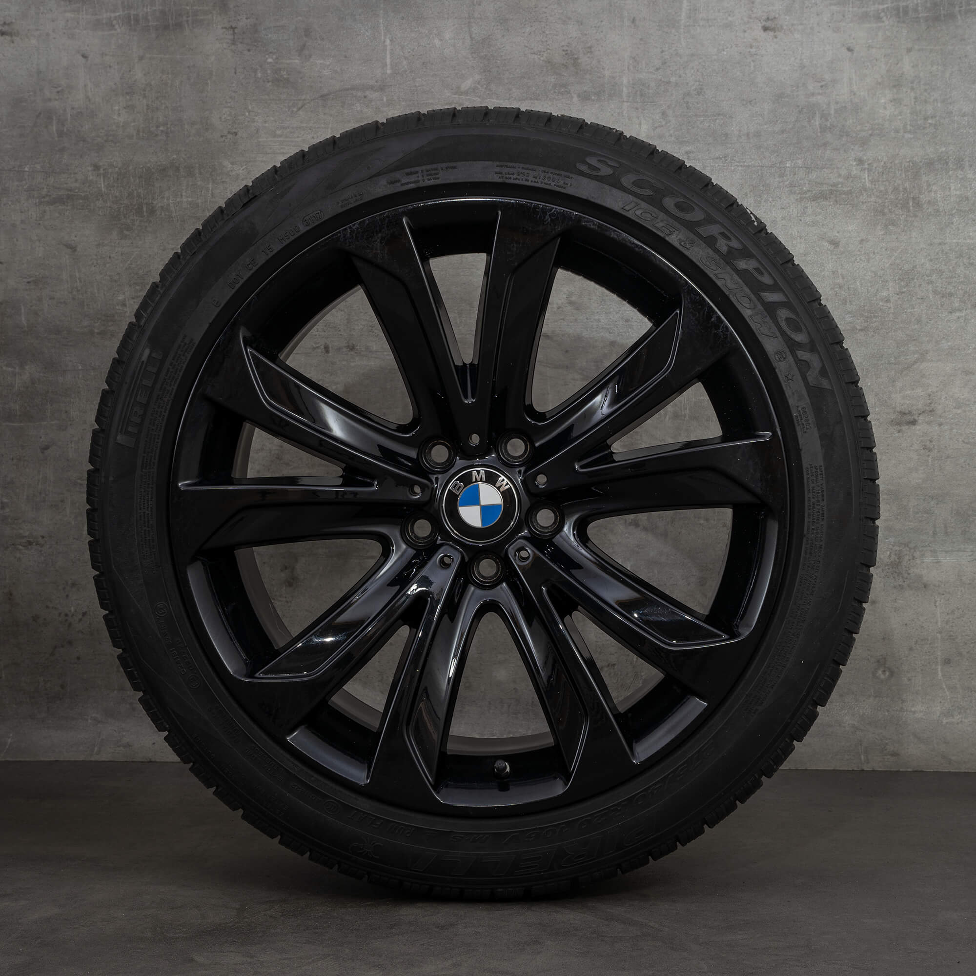 BMW X5 E70 F15 X6 F16 20 palcové ráfky zimní pneumatiky kola styl 491
