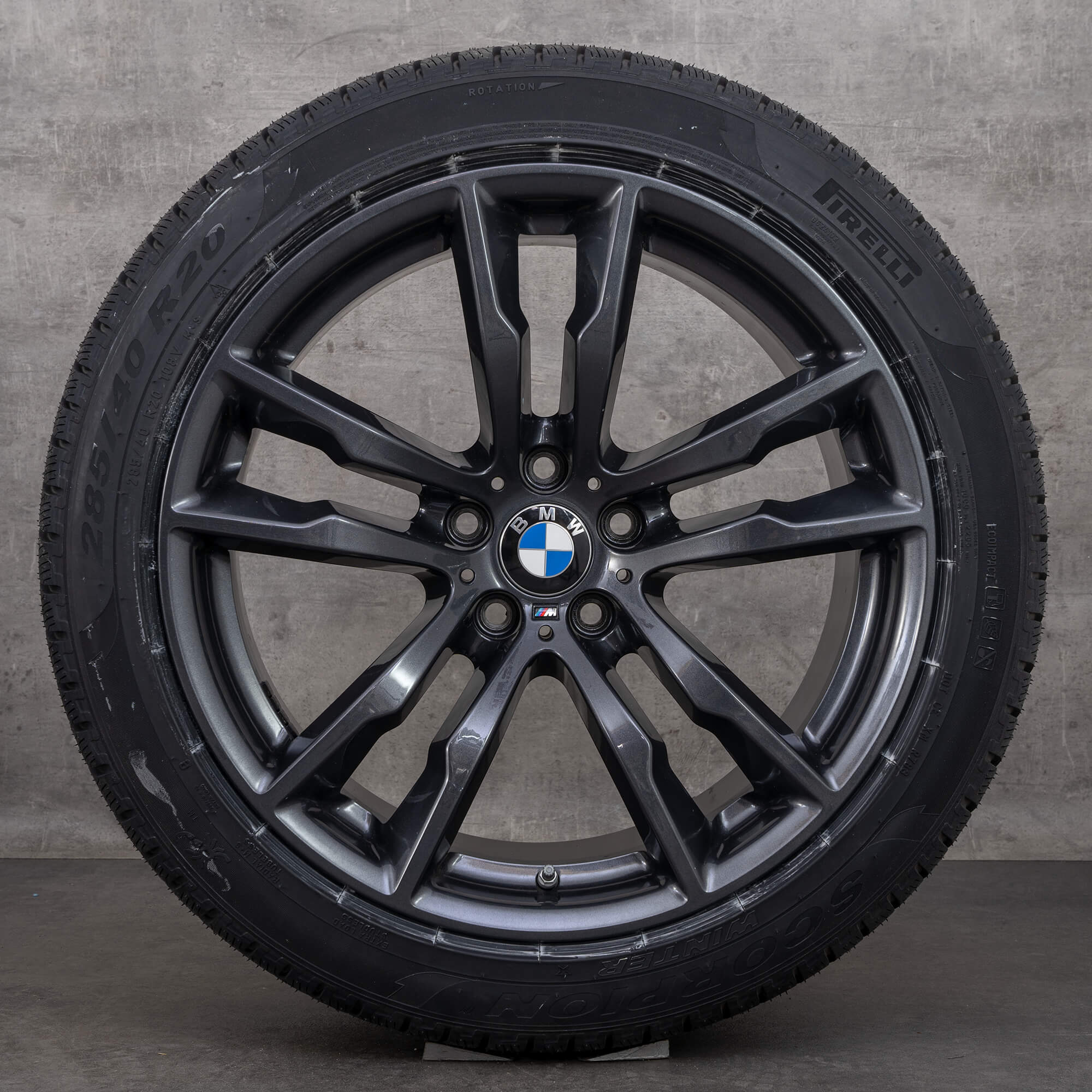 BMW 20 inch rims X5M F85 X6M F86 winter tires wheels M611 8 mm