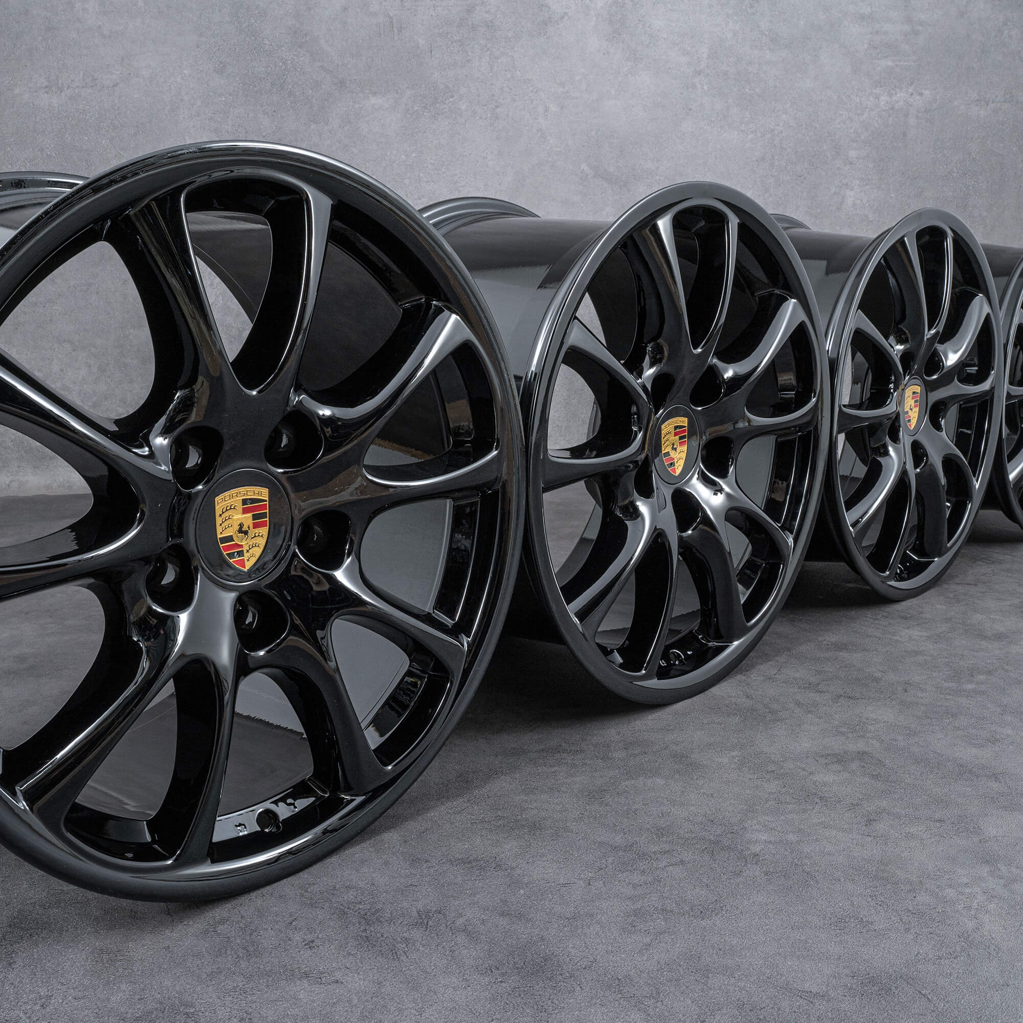 99 Inch Rims OEM Porsche 18 inch 996 rims Turbo 8J 11J ET45 99636213602 99636214202