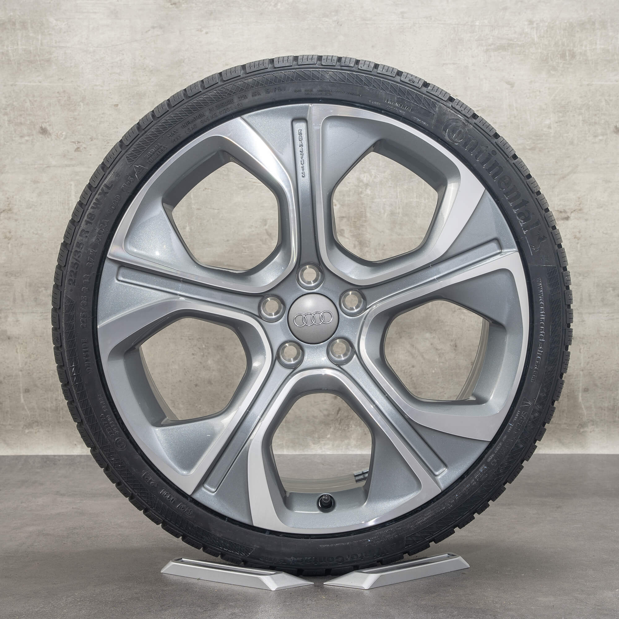 Audi 18 inch velgen A1 S1 8X aluminium winterbanden winterwielen 8X0071498 NIEUW