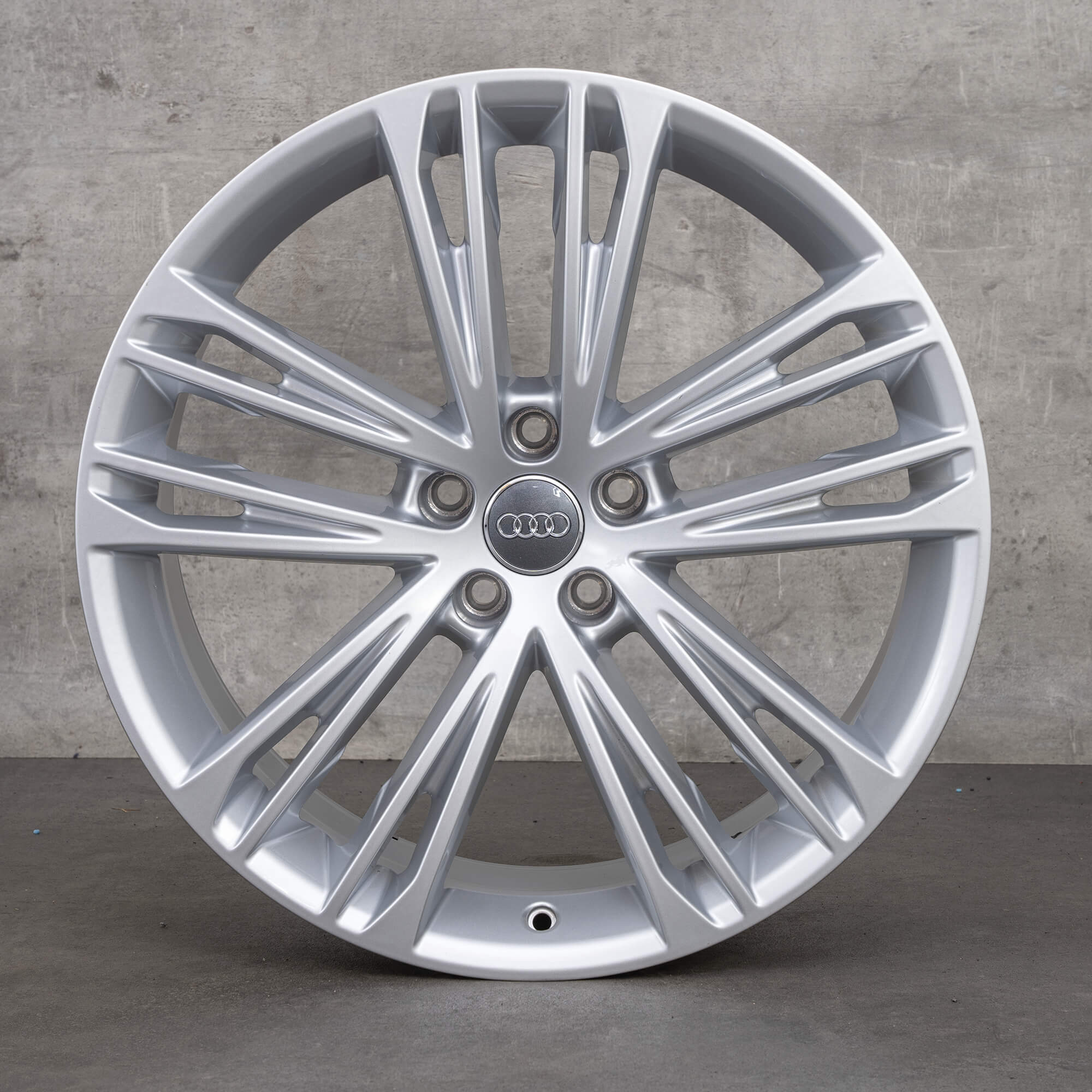 Audi 20 tommer fælge A7 S7 4K C8 alloysfælge sølv 8,5 x ET30 NYHED