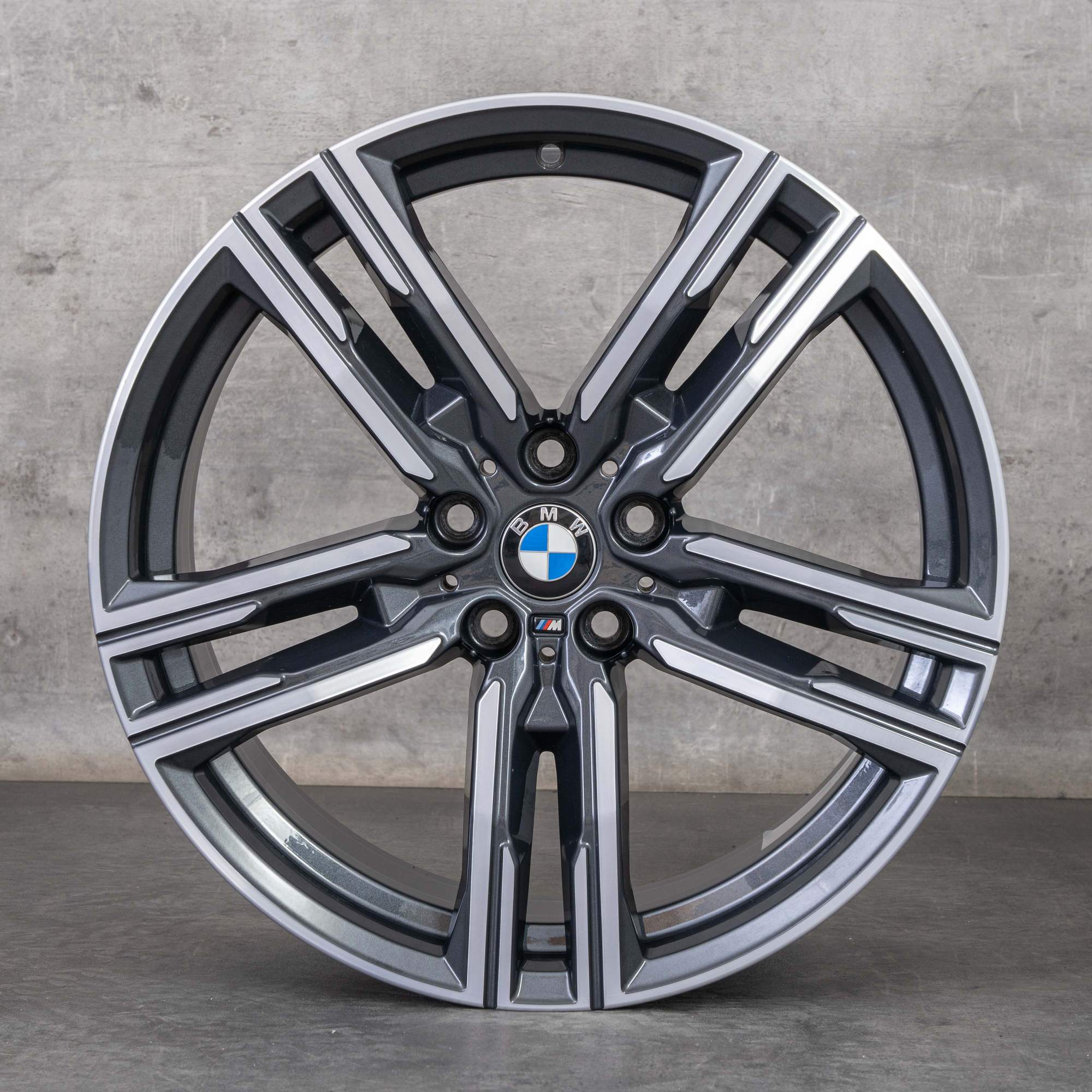 Alkuperäiset BMW 8-sarjan vanteet 19 tuuman G14 G15 G16 Styling 727 M 8090019 8090020 orbit harmaa Kiillotettu