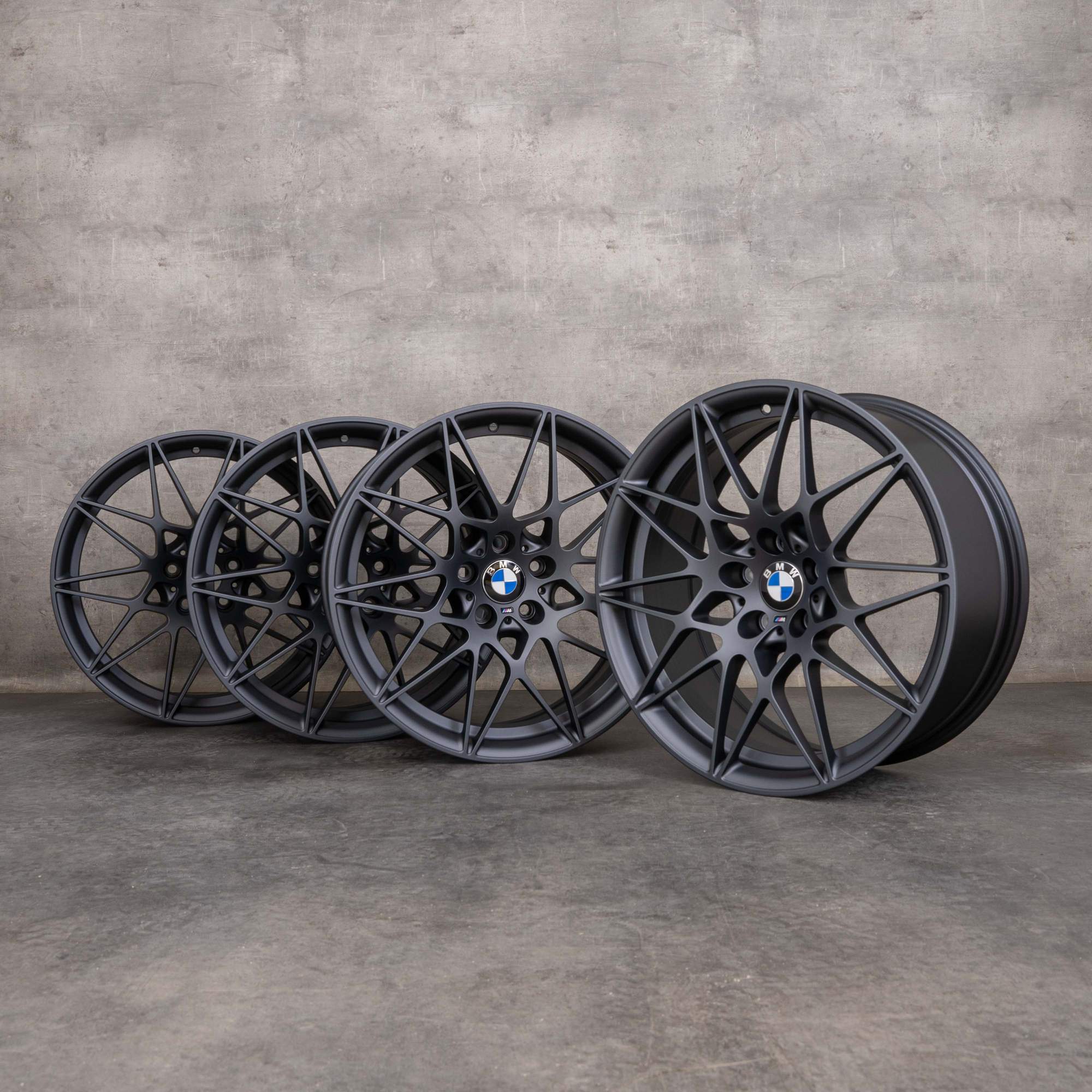 Originale BMW M3 M4 fælge 20 tommer F80 F82 F83 Styling 666 M 2287500 2287501 orbit grey matt