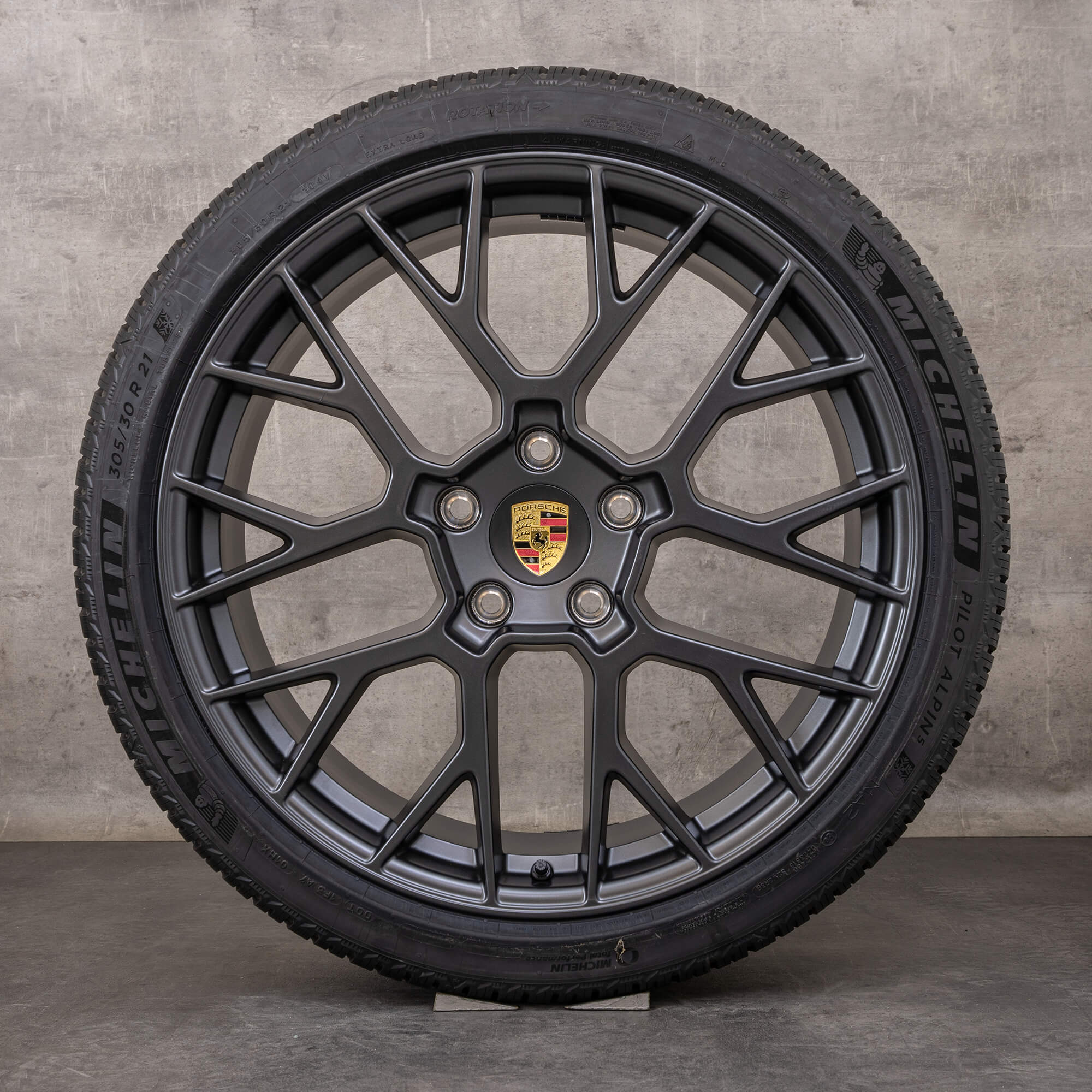Original Porsche 911 Winterräder 20 21 Zoll 992 II Carrera 4S Felgen RS Spyder 992601025EG 992601025BL vesuvgrau matt NEU