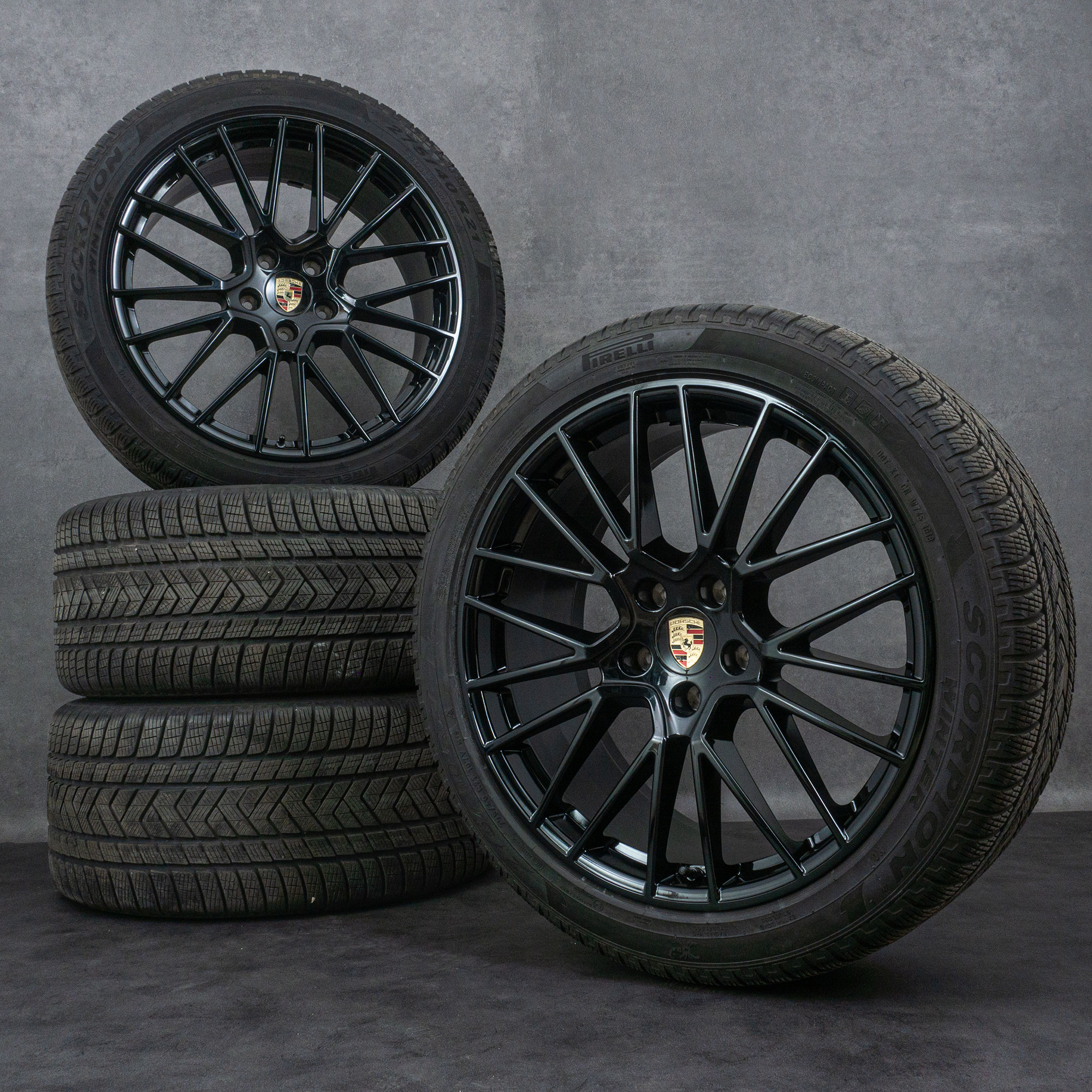 Original Porsche Felgen Cayenne Coupé 21 Zoll 9Y Spyder Winterräder Winterreifen