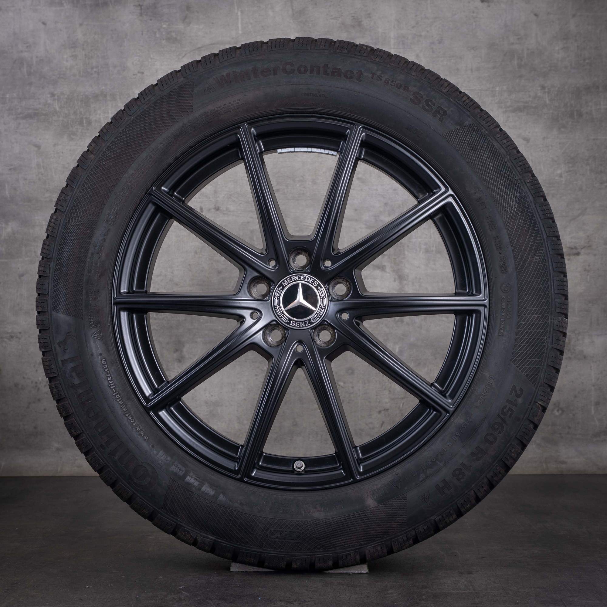 Anvelope de iarnă originale Mercedes-Benz GLA GLB 18 inci H247 X247 A2474012600 negru mat