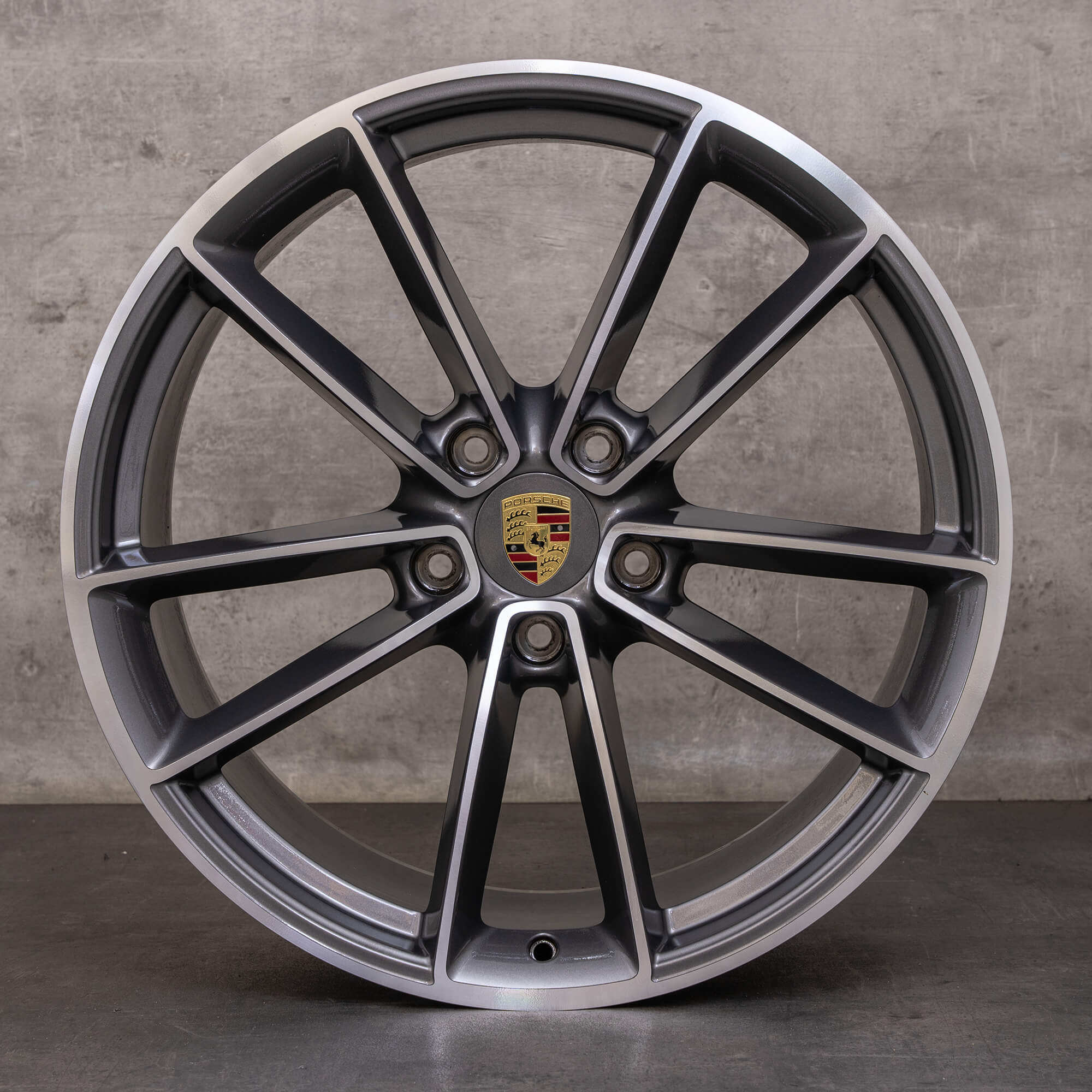 OEM Porsche 911 Rims 20 21 inch 992 I 992601025H 992601025J titanium ...