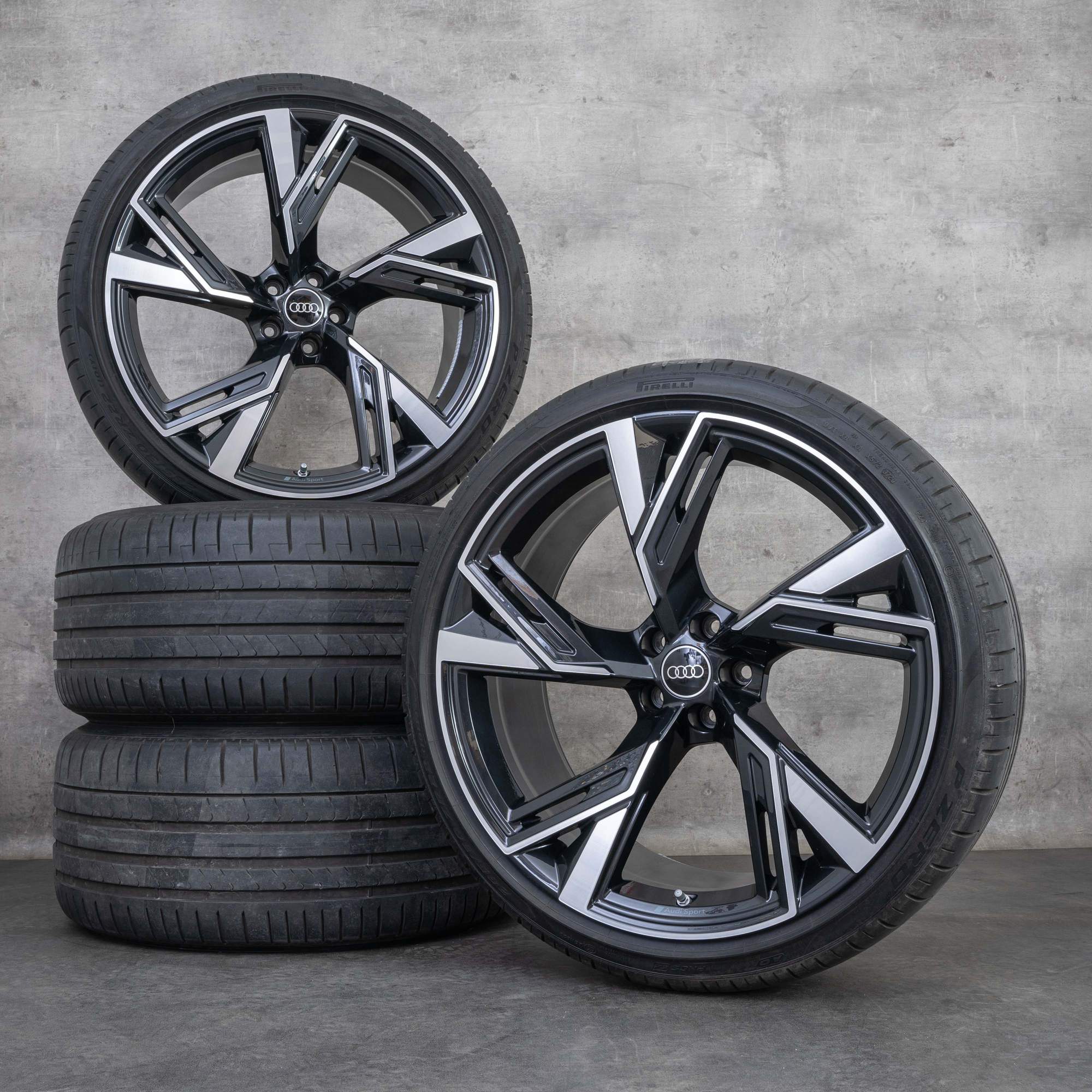 Audi Split Rims OEM Audi RS6 RS7 rims 22 inch 4K C8 F2 summer wheels trapezoid ...