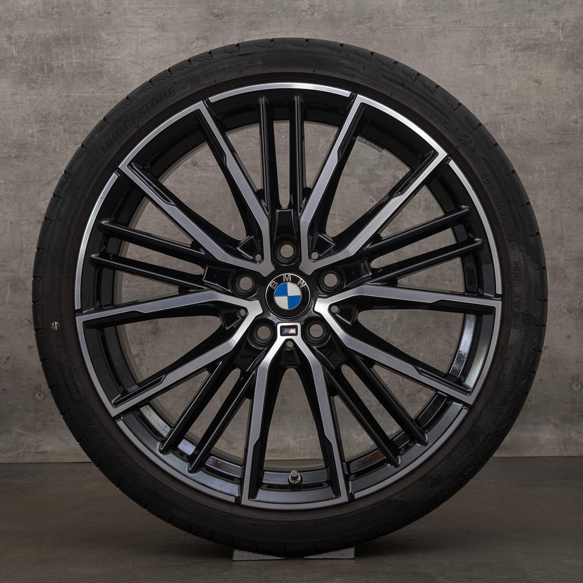 Original BMW 1er 2er Felgen 19 Zoll F40 F44 Gran Coupe Sommerräder Styling 552 M 8092356 schwarz glanzgedreht