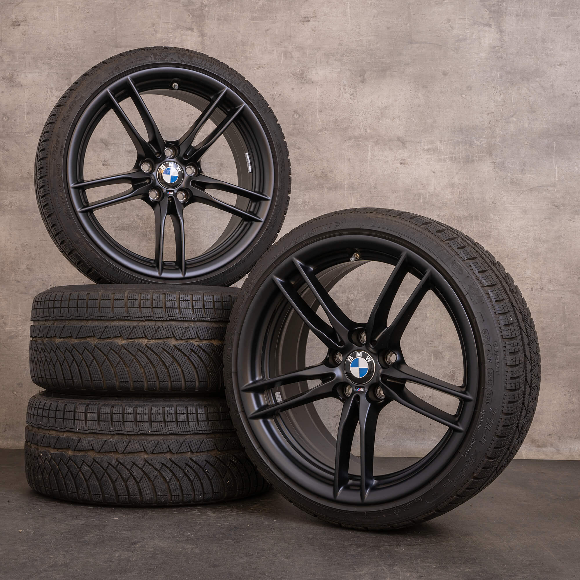 BMW M2 F87 winter wheels 18 inch rims 640 M tires 2284906 2284905