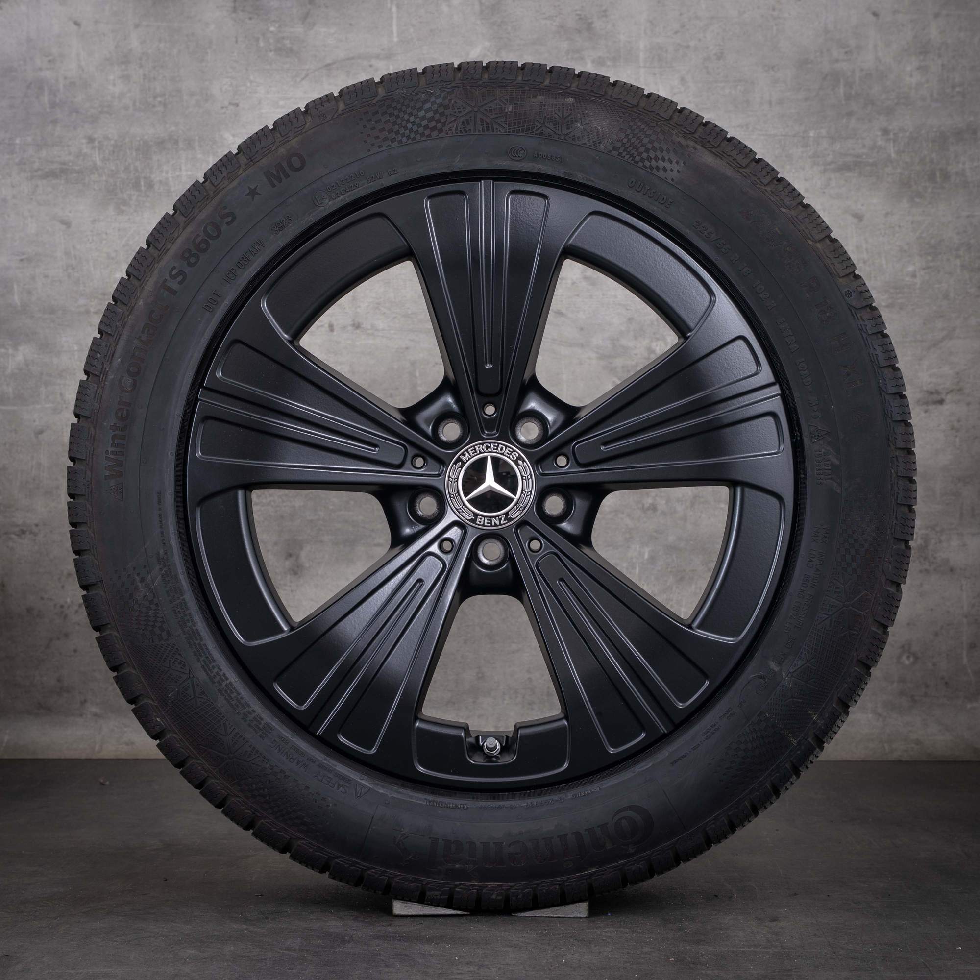Original Mercedes Benz E-Klasse Winterräder 18 Zoll W214 S214 Felgen A2144012200 schwarz matt