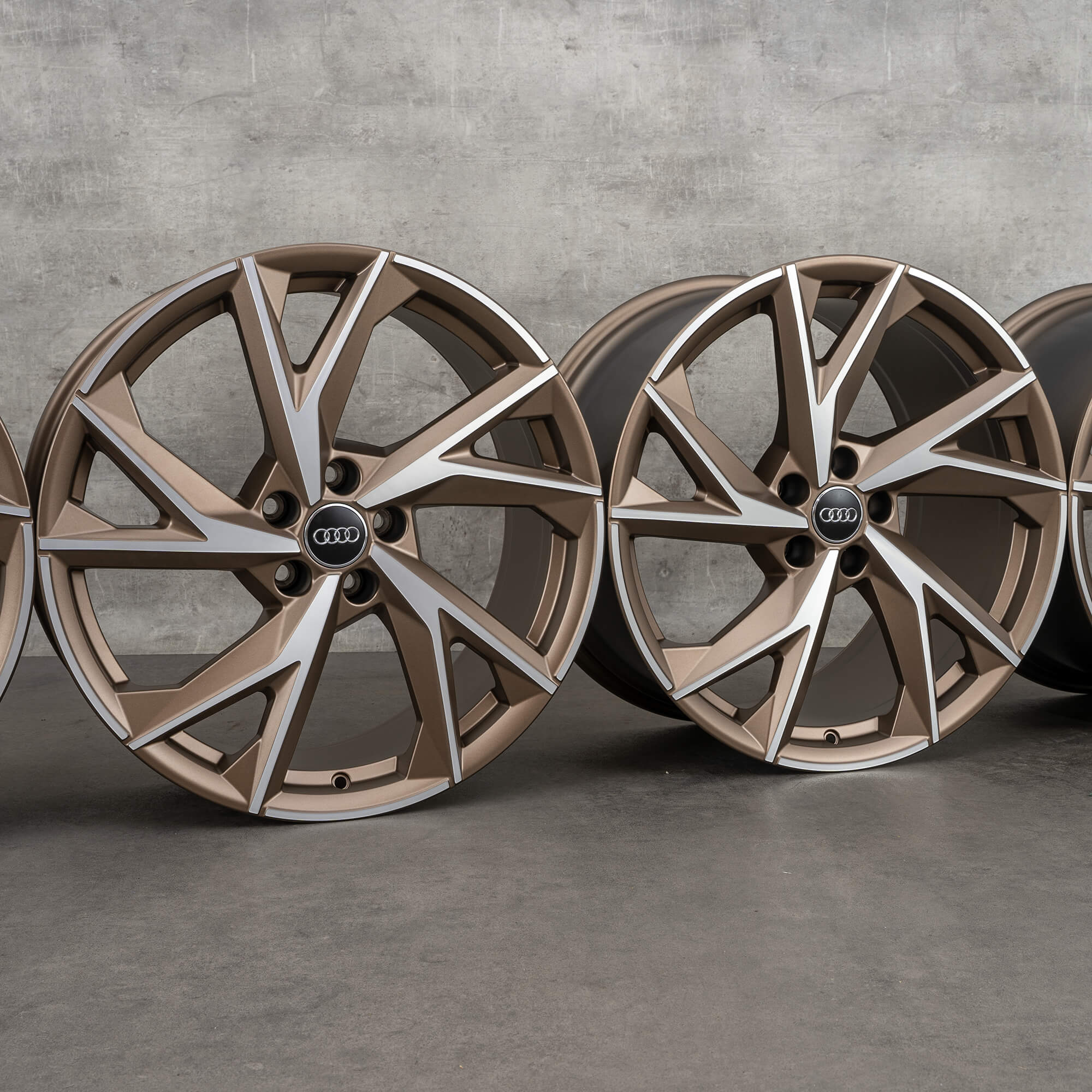 Audi 20 Zoll Felgen R8 4S Bronze Alu Evo 4S0601025BS 4S0601025BR NEU