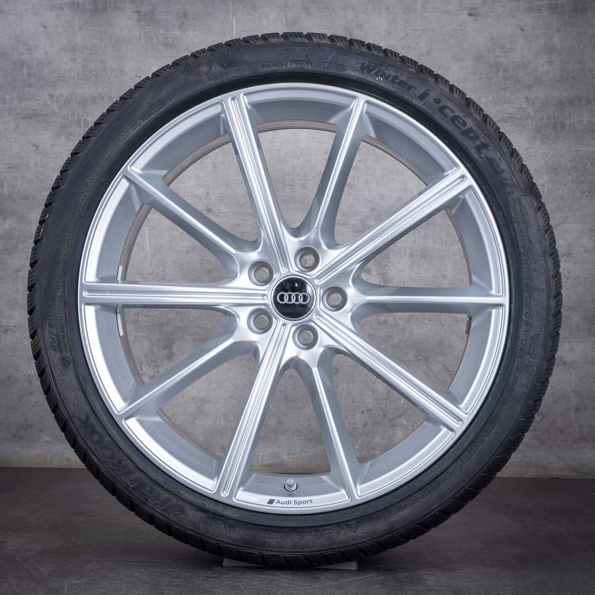 OEM Audi RS6 RS7 winter wheels 21 inch 4K RS rims 4K0601025AA silver glossy