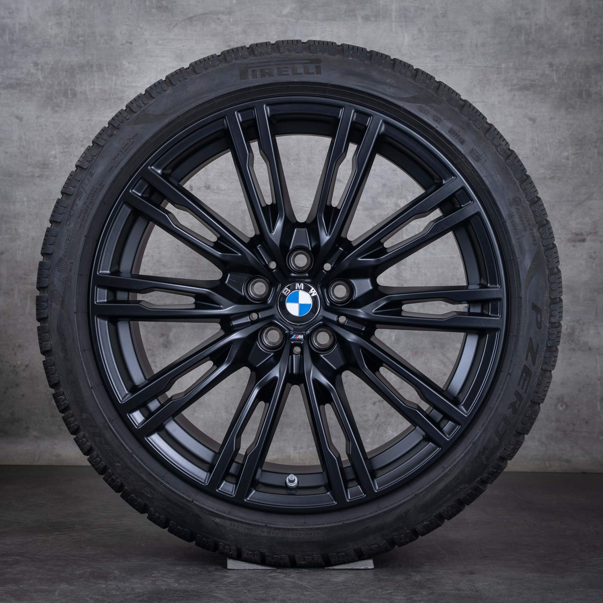 Oryginalne BMW M2 M3 M4 koła zimowe 19 cali G87 G80 G82 G83 felgi stylizacja 829 M 8093844 8093845 jet black matt