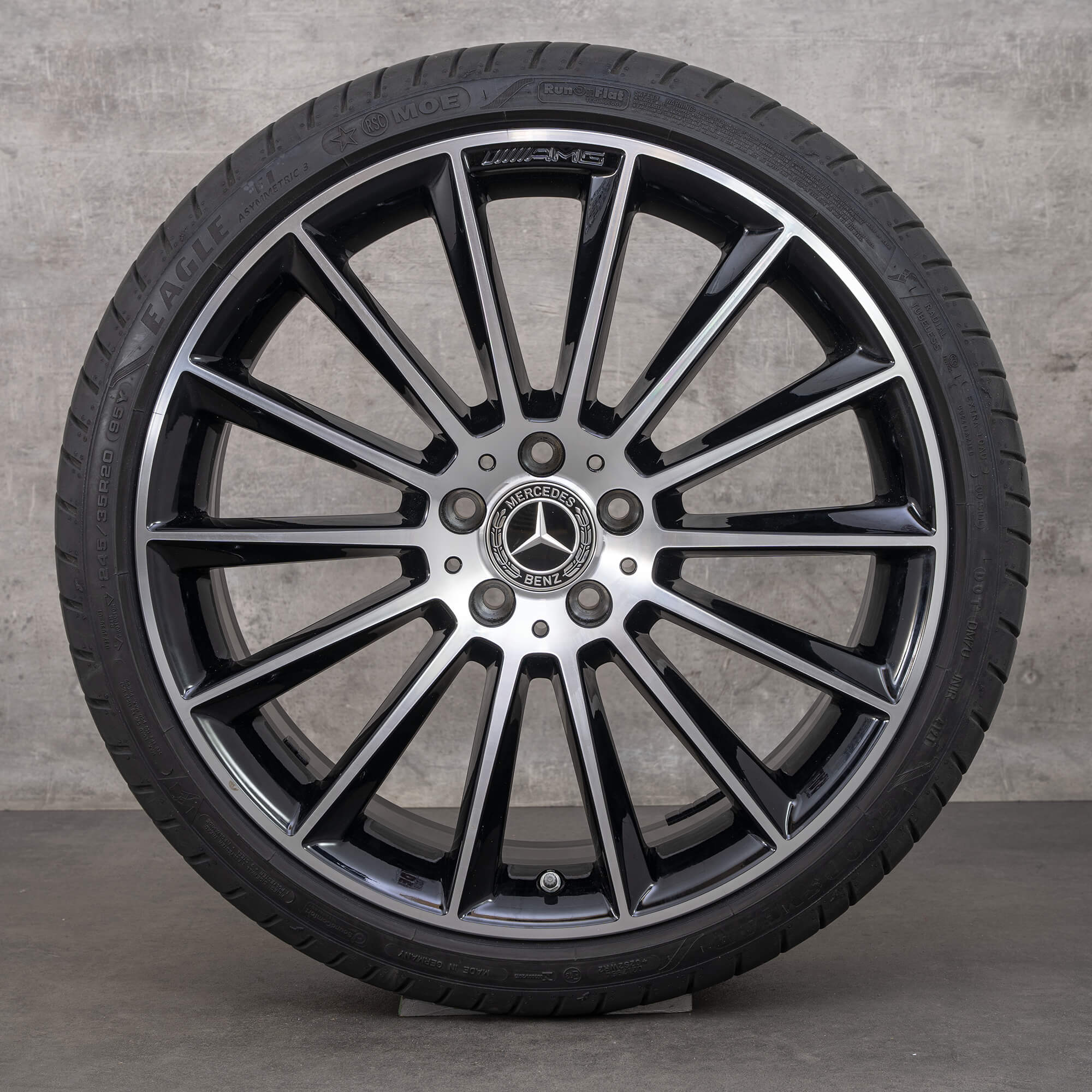 AMG 20 inch Mercedes Benz rims E-Class W213 W238 summer tires wheels