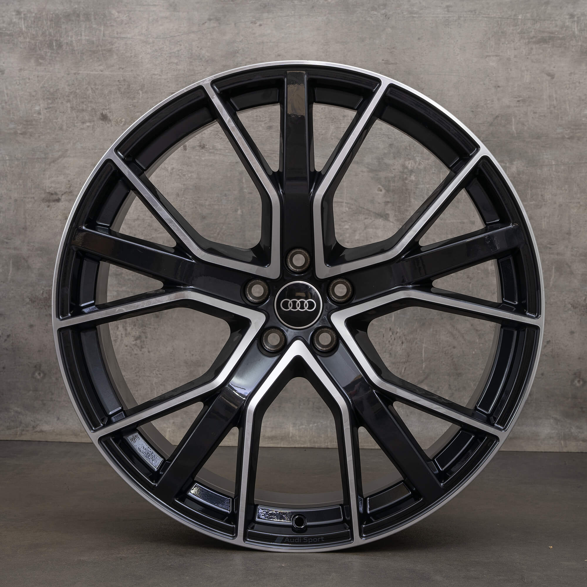 Jantes d'origine Audi Q7 SQ7 22 pouces 4M Performance 4M0601025DP noir brillant NEUF