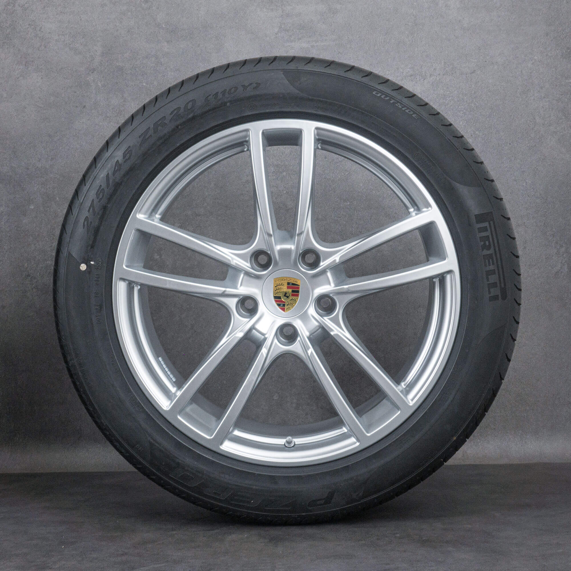 OEM Porsche Cayenne rims 20 inch 9Y3044640C summer wheels tires 9Y3