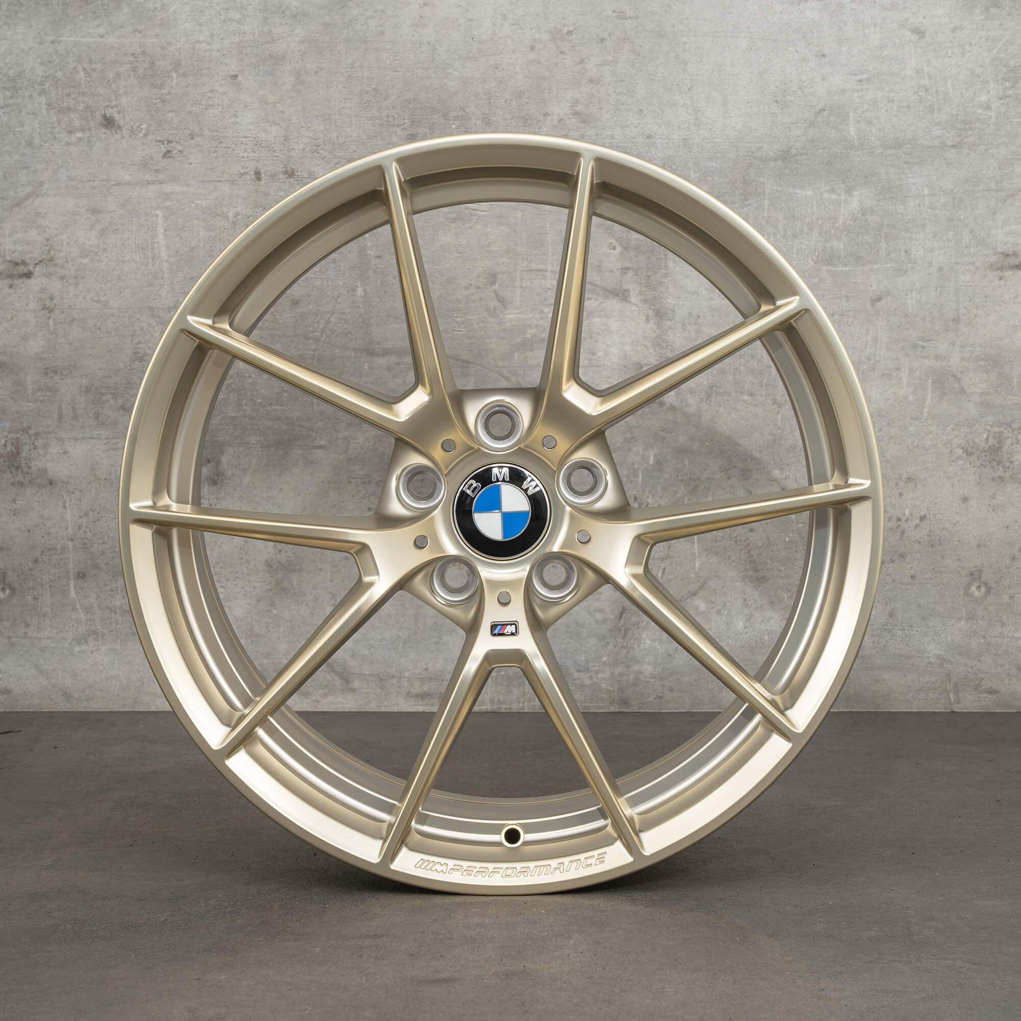 BMW 19 palcové ráfky M2 F87 M3 F80 M4 F82 F32 Frozen Gold M763 8097287 8097288