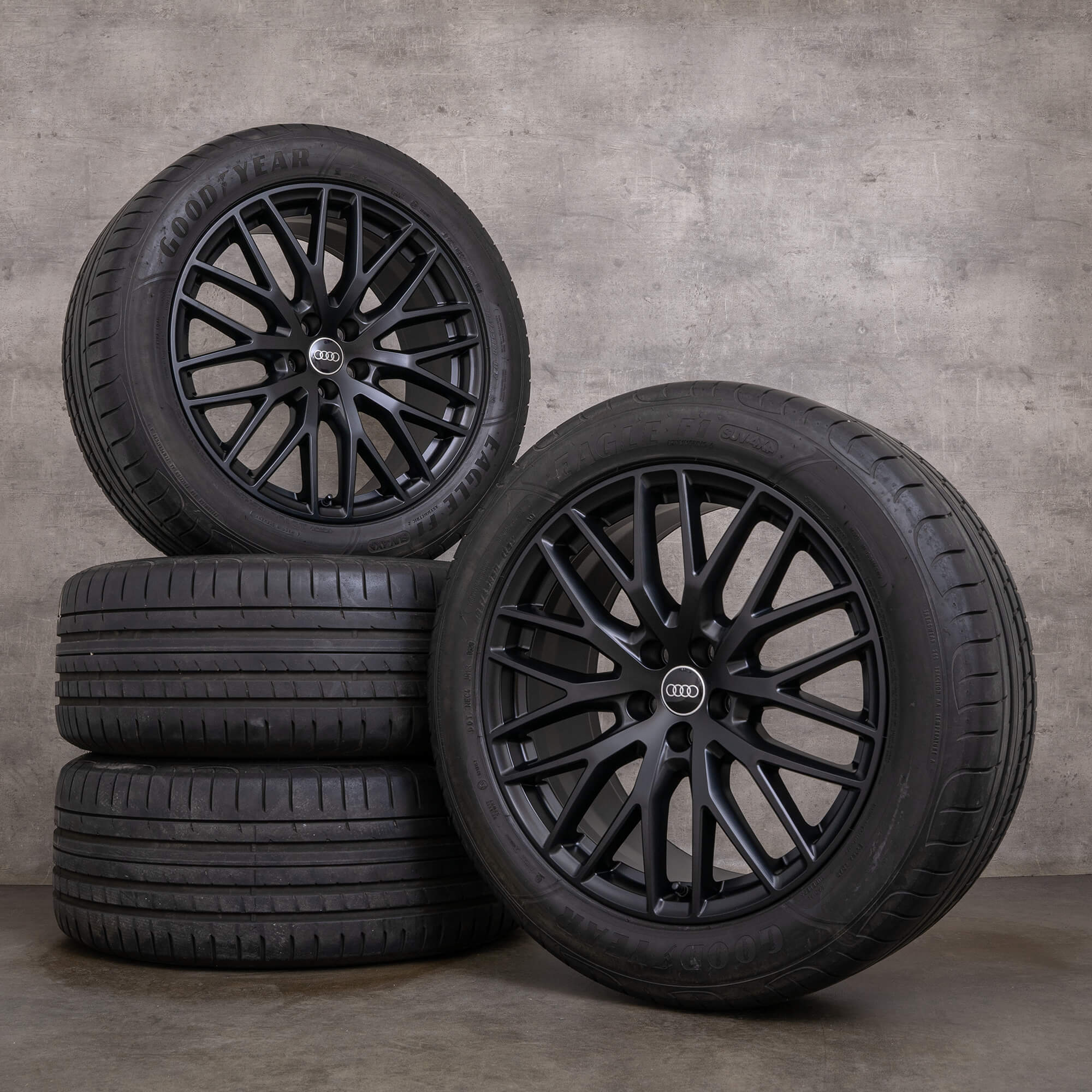 Original Audi Q7 SQ7 Jantes 20 pouces 4M roues d'été 4M0601025Q noir mat