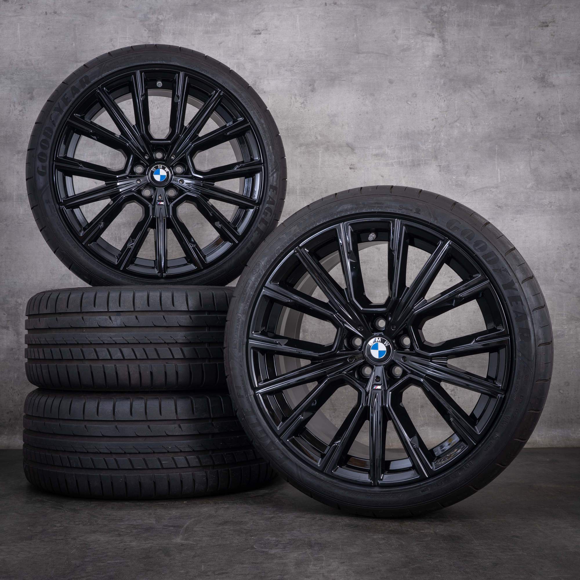 OEM BMW 6 Series 7 Series 20inch G32 GT Gran Turismo G11 G12 summer wheels Styling 817 M 8745914 8745915 Gloss Black
