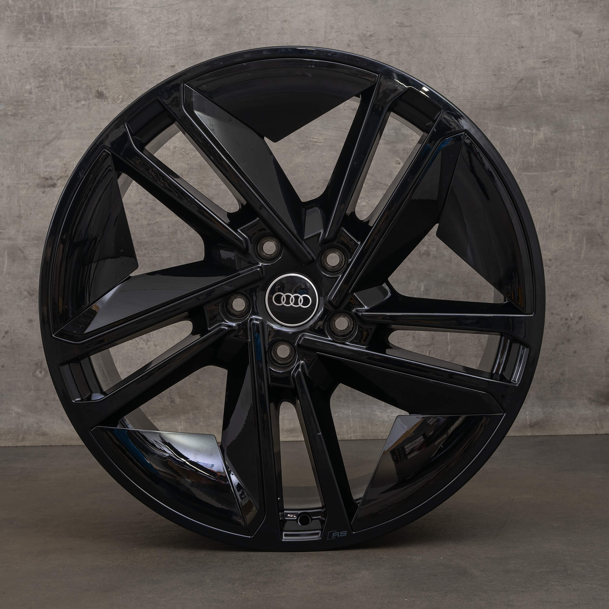 OEM Audi e-tron GT RS rims 21 inch 4J3601025AC 4J3601025M black