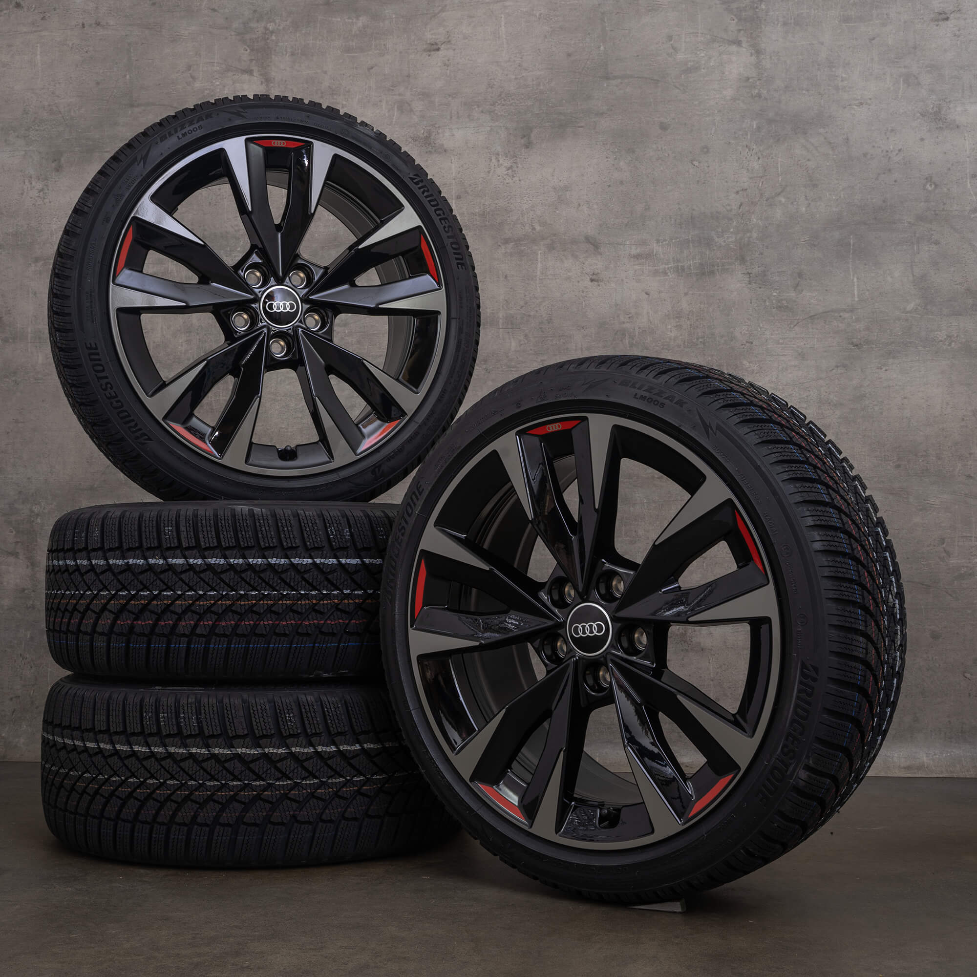 OEM Audi A3 S3 rims 18 inch 8Y winter wheels 8Y0071498 Acumen black ...