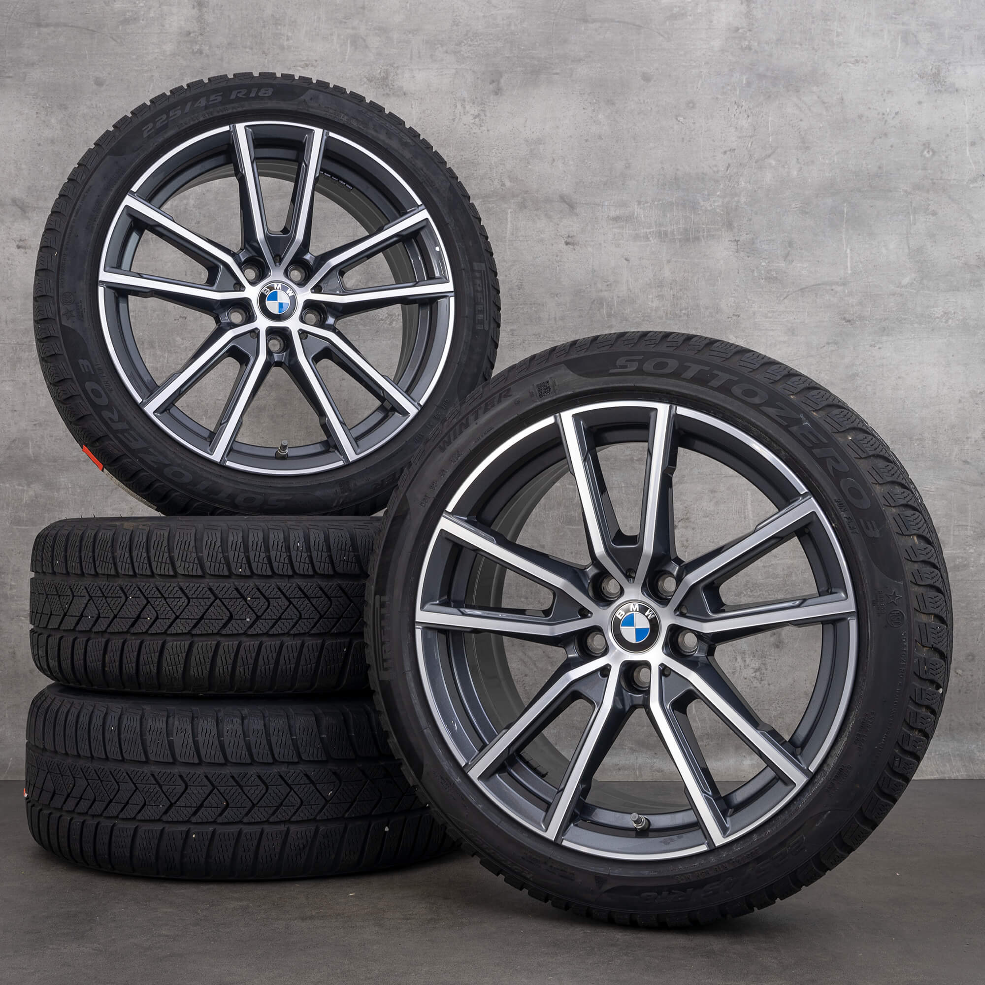BMW 3 series 18 inch rims G20 G21 winter tires wheels styling 780 6883522