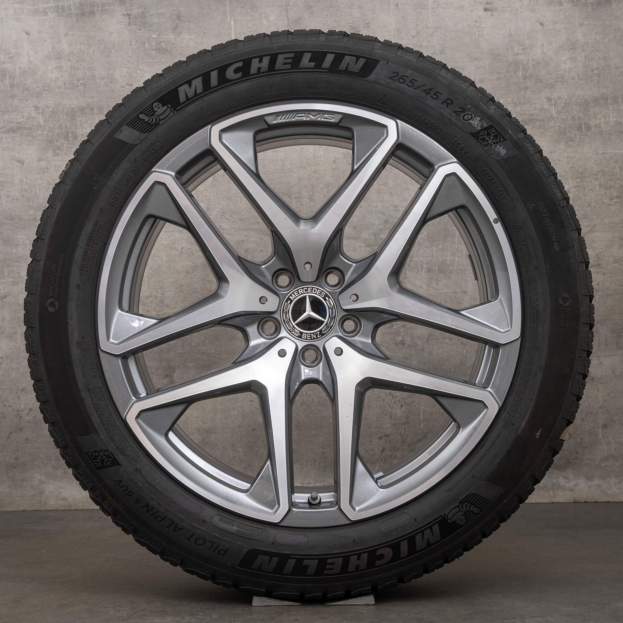 AMG Mercedes Benz GLC63 X253 C253 vinterhjul 20 tums fälgar vinterdäck