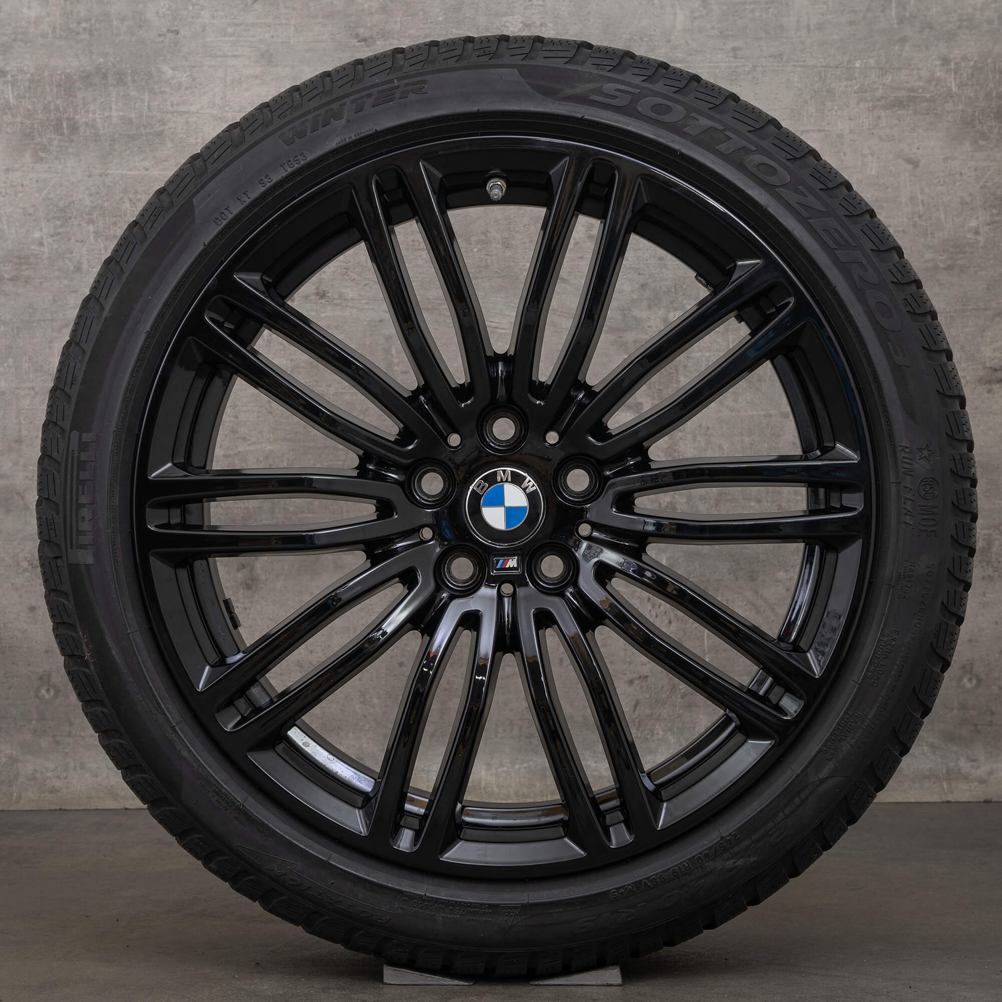 BMW 5er G30 G31 Winterräder 19 Zoll Felgen Winterreifen 664 M 7855083 7855084