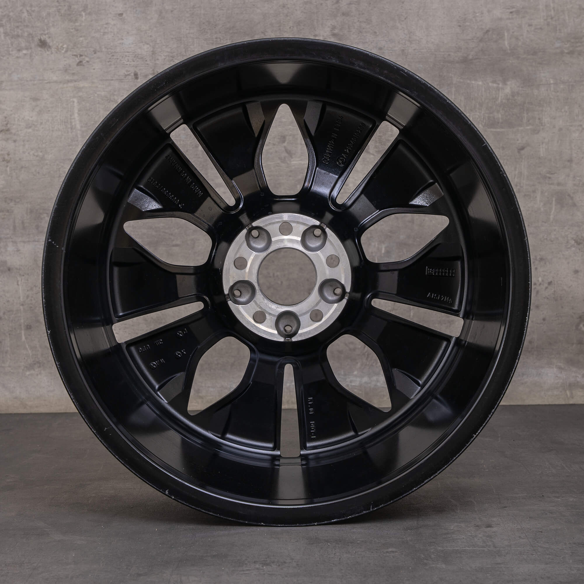 Originale Mercedes Benz EQC ruota 19 pollici W293 N293 A2934010200 nero ad alta lucentezza tornito