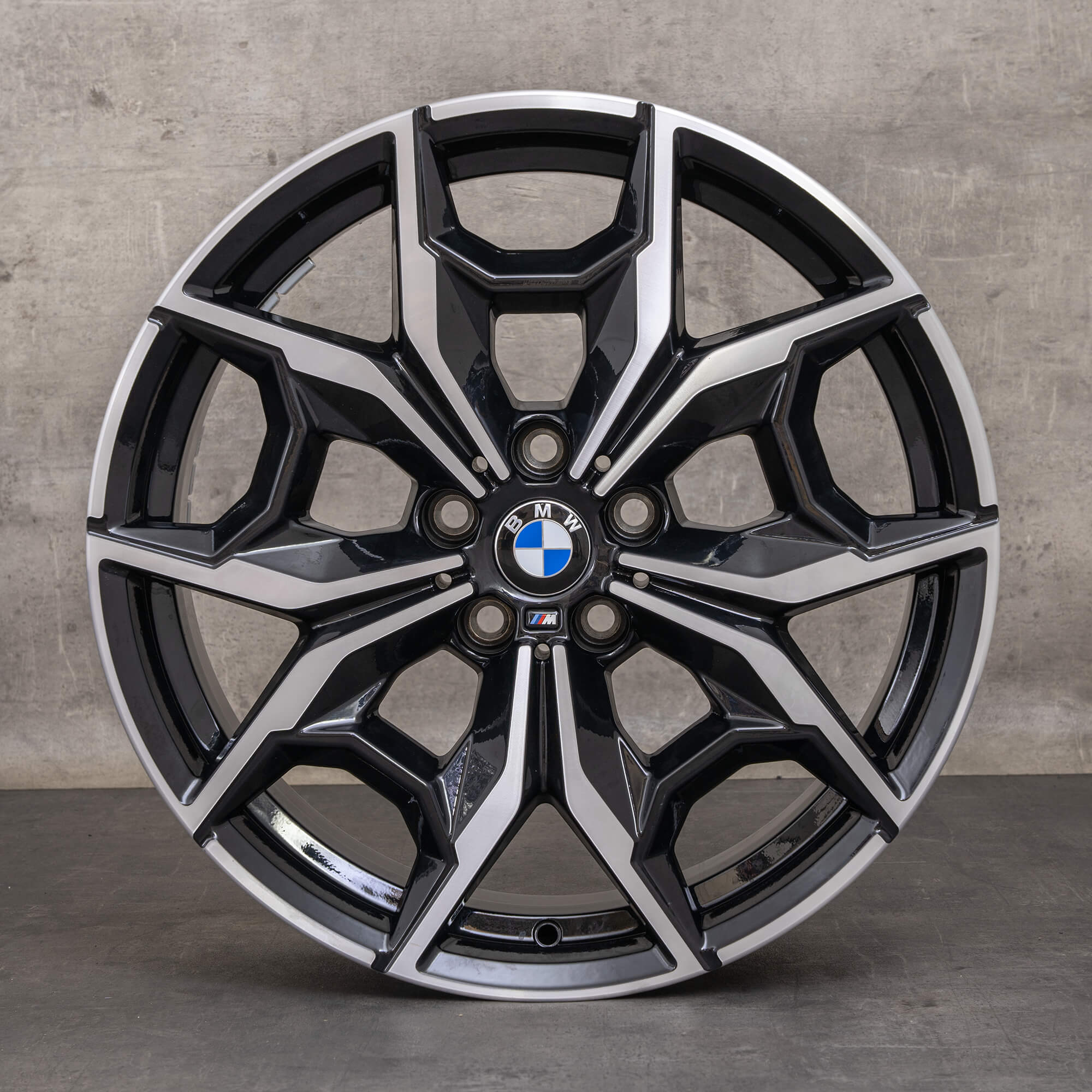 Originale BMW X3 X4 cerchi 19 pollici G01 G02 Styling 887 M 7916263 nero lucido tornito