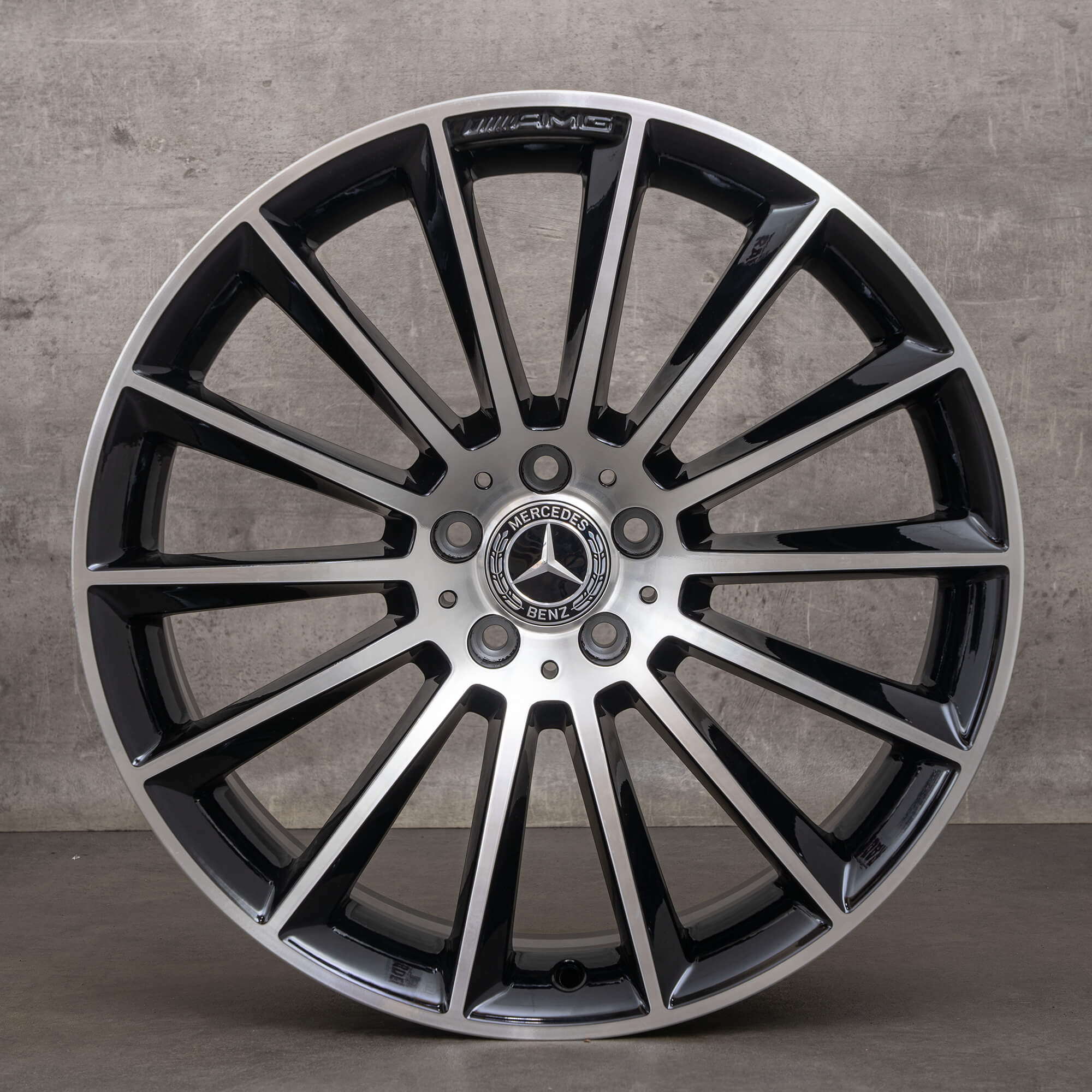 Orijinal Mercedes Benz CLS AMG jantlar 20 inç W257 C257 A2574011900 A2574012000 siyah yüksek parlaklık YENİ