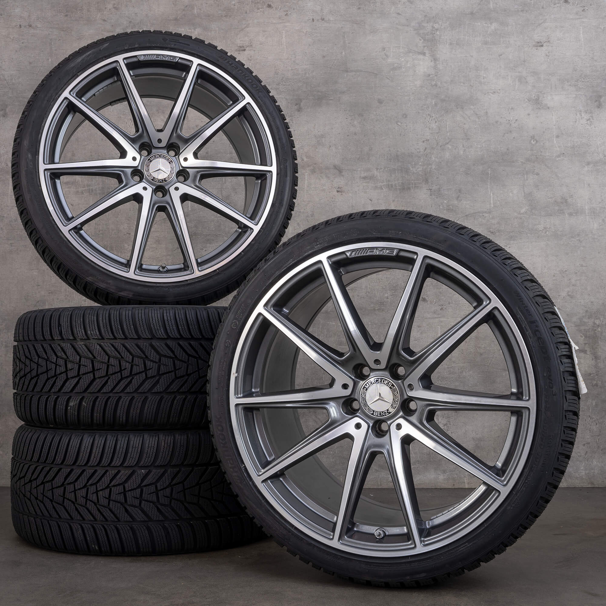 AMG Mercedes Benz GT C190 R190 ruote invernali 19 20 pollici pneumatici cerchi